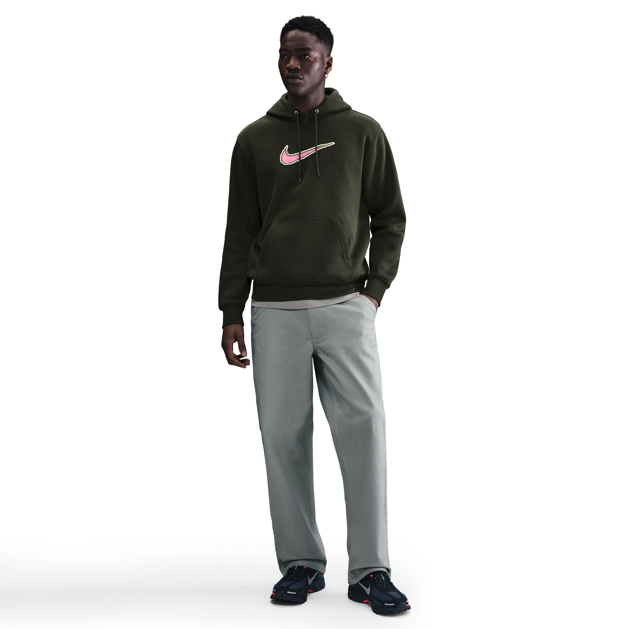 Оригінальна Mens Fleece Hoodie NIKE – вид ззаду