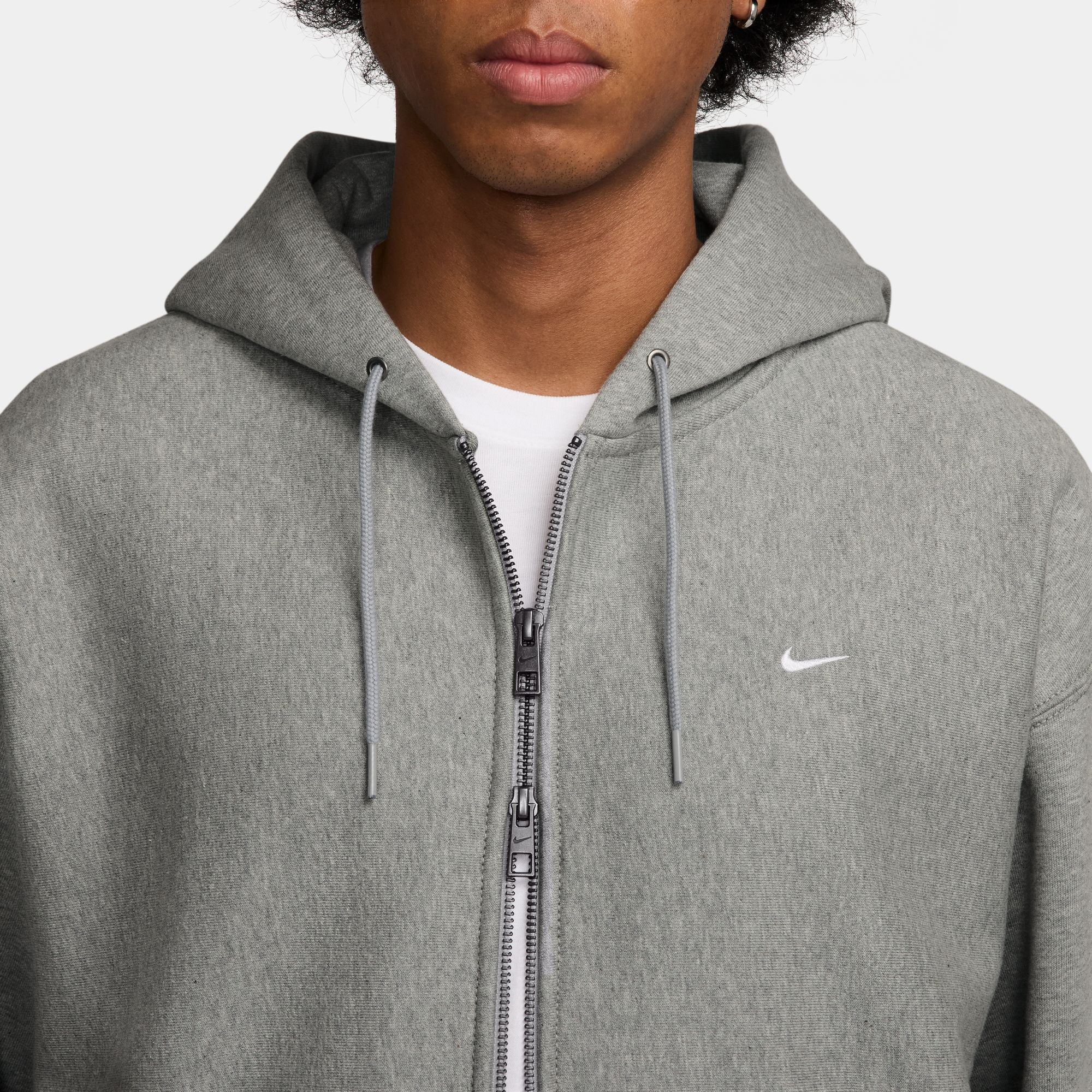 Mens Solo Swoosh Full-Zip Fleece Hoodie NIKE – Гарантія оригінальності – збільшений вид