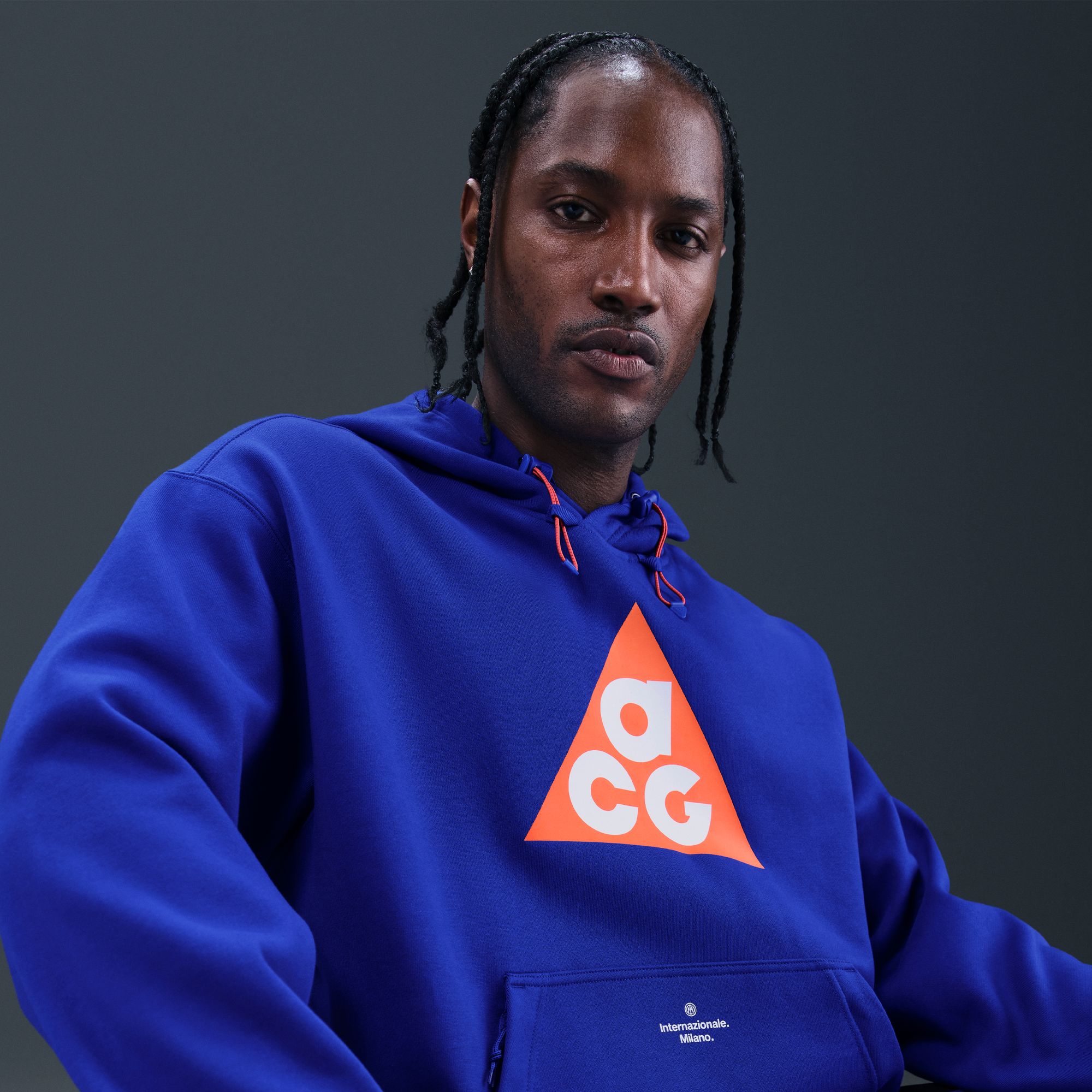 X Inter Milan Acg Therma Fit Se Soccer Pullover Hoodie Nike оригінал – Купити в Україні – збільшений вид - NIKE
