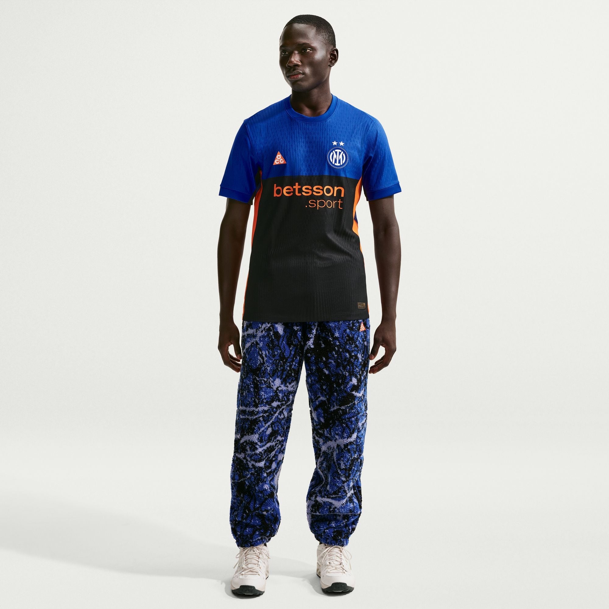 Оригінальна X Inter Milan Acg Dri Fit Adv Soccer Authentic Jersey Nike – вид ззаду