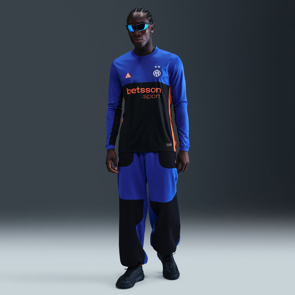 X Inter Milan Acg Dri Fit Soccer Ls Replica Jersey Nike оригінал – Купити в Україні – вид ззаду