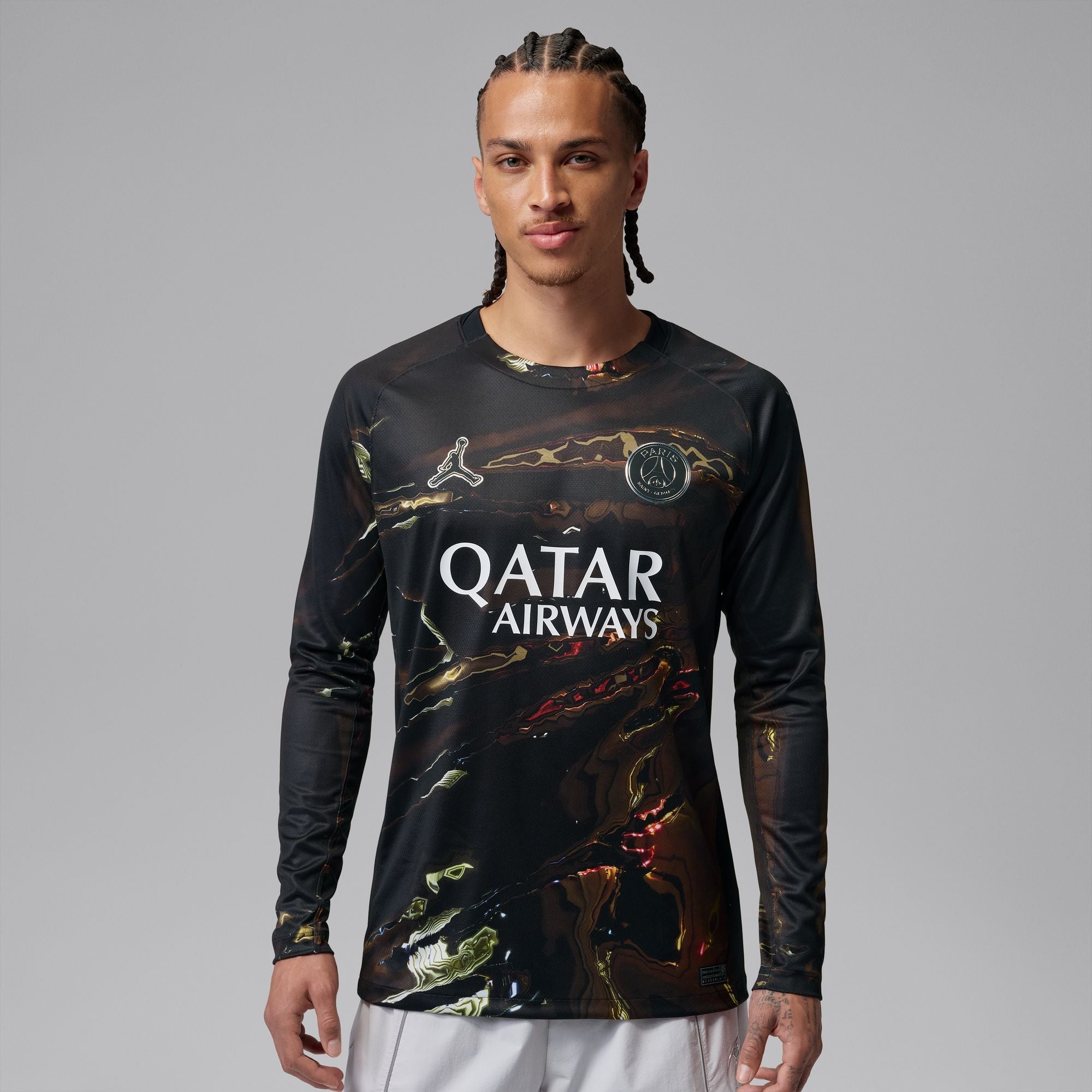 Оригінальна X Psg Mens Dri Fit Longsleeve Jersey Nike – вид ззаду
