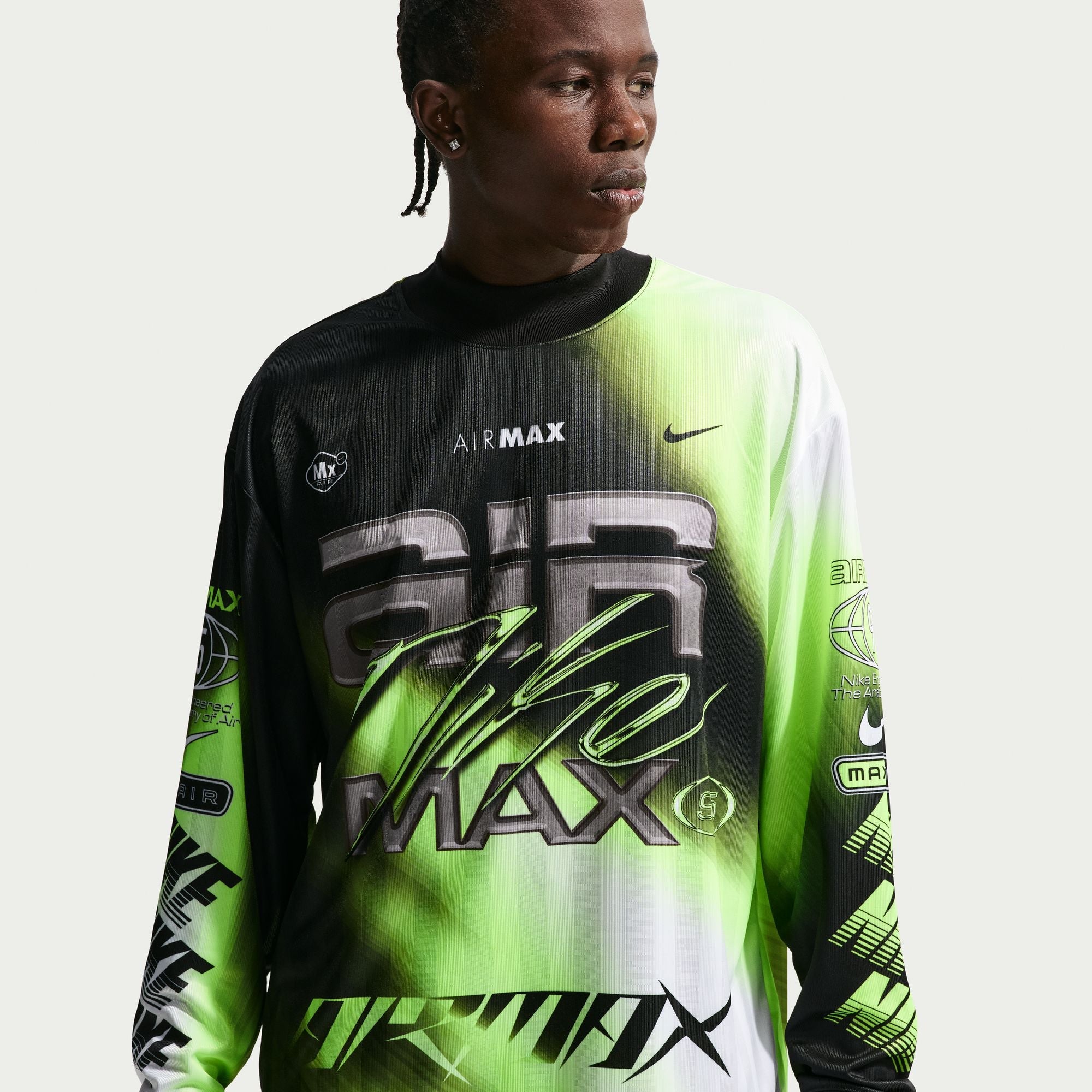 Mens Culture Of Football Dri Fit Longsleeve Nike – Гарантія оригінальності – вид ззаду - NIKE