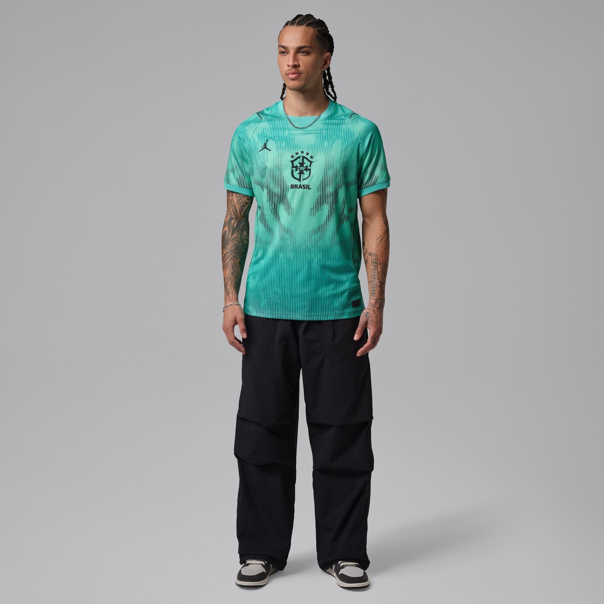 X Cbf Brazil Dri Fit Stadium Goalkeeper Jersey Air jordan – Гарантія оригінальності – вид ззаду