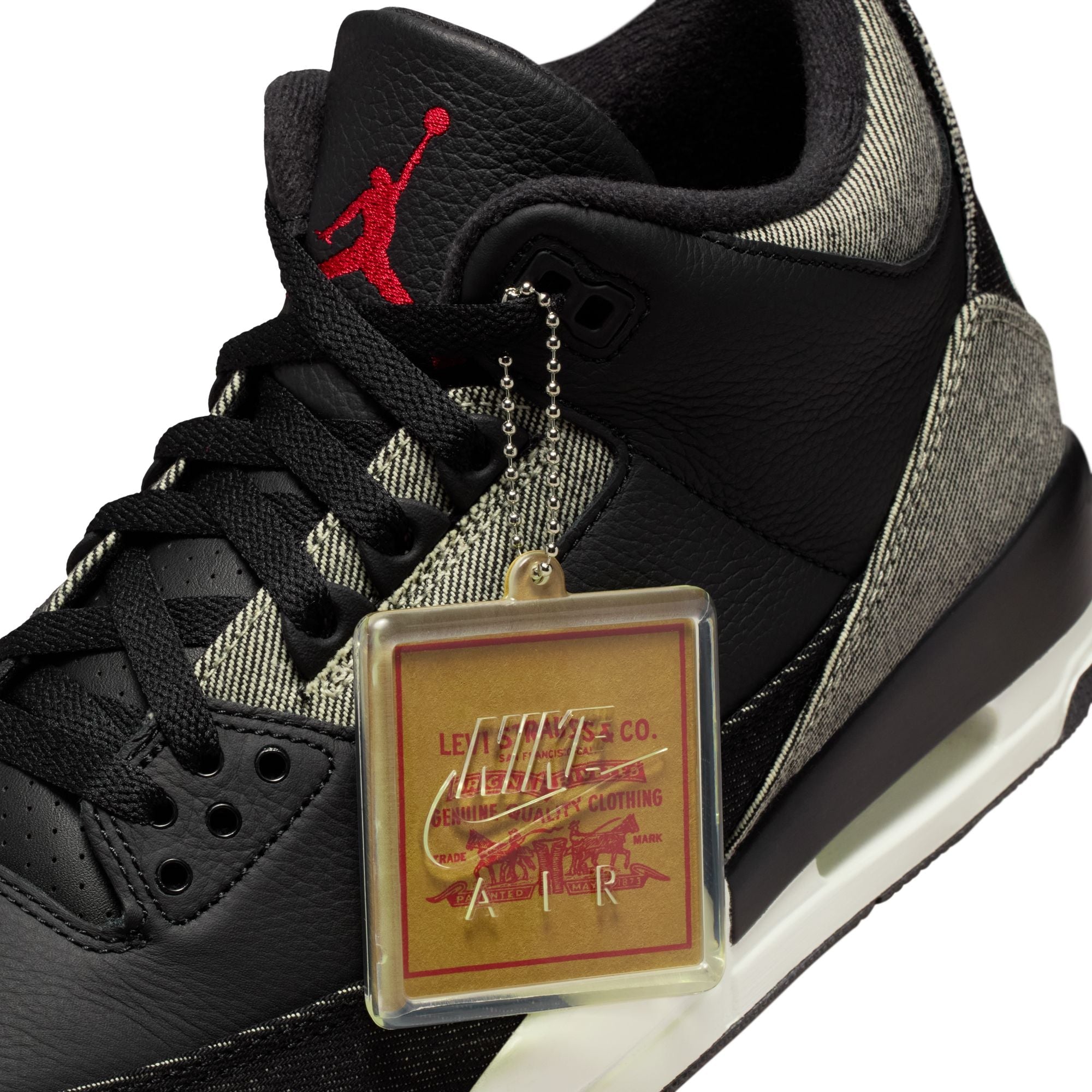 3 X Levis Mens Retro Sp Black Denim Shoes Air jordan оригінал – Купити в Україні – збільшений вид