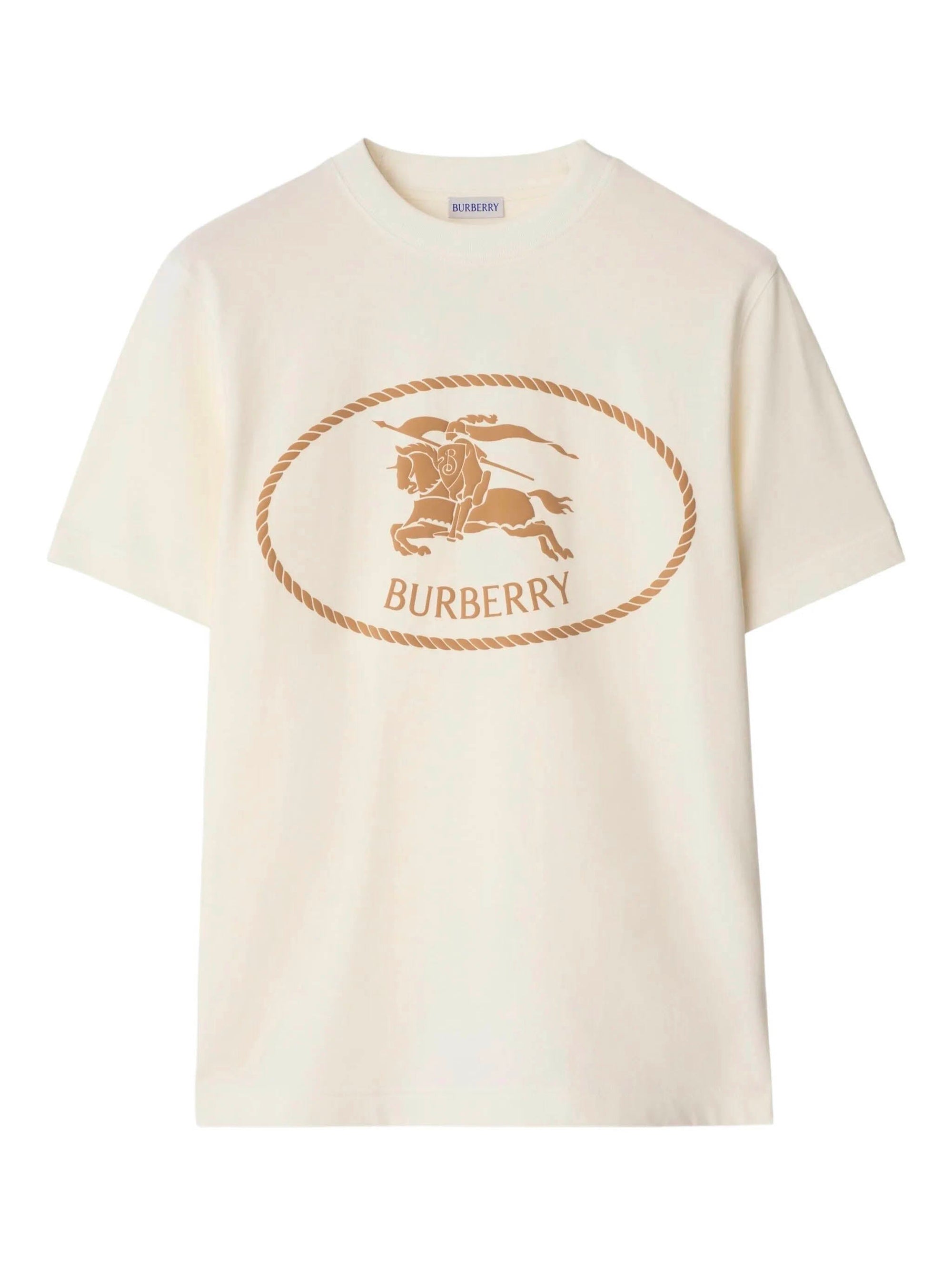 Knight Stamp T-shirt BURBERRY – Гарантія оригінальності – боковий вид