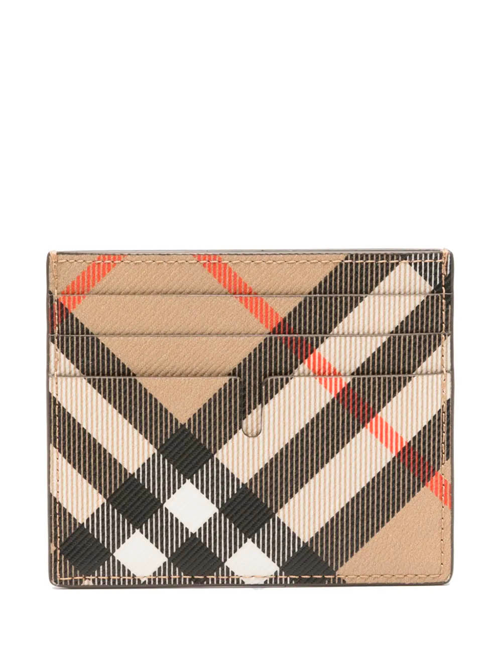 Tall Sandon Check Credit Card Holder BURBERRY – Гарантія оригінальності – вид ззаду