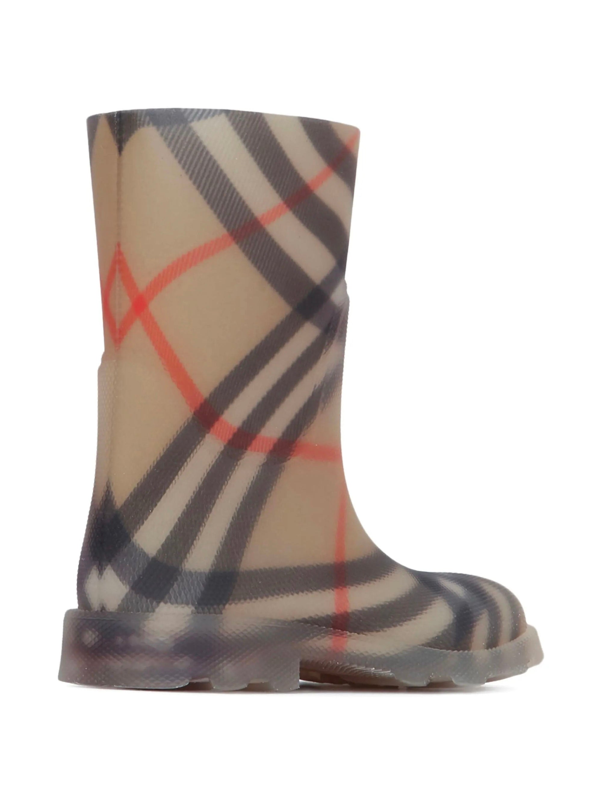 Оригінальна Marsh Check Rubber High Boots BURBERRY – детальний вид