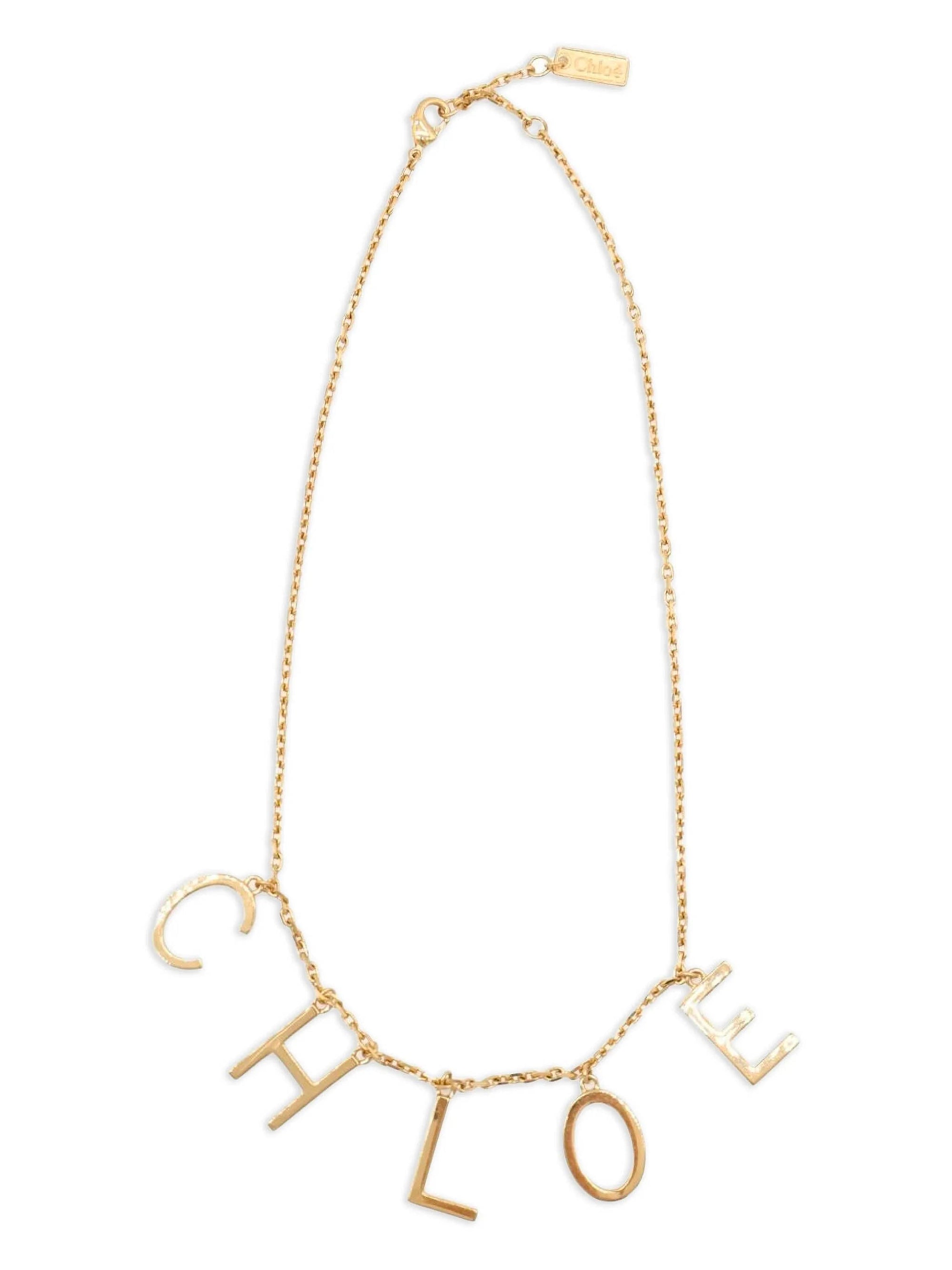 Letters Necklace CHLOE – Гарантія оригінальності – детальний вид