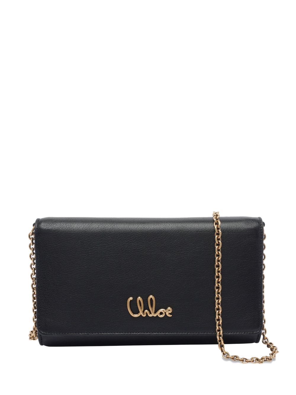 Iconic clutch with chain CHLOE – Гарантія оригінальності – боковий вид
