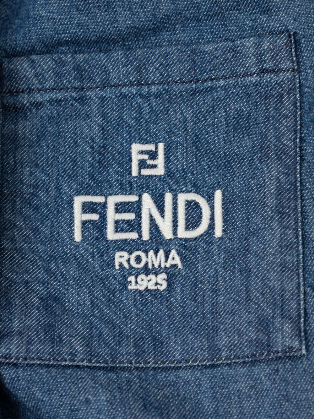 Denim junior trousers FENDI – Гарантія оригінальності – збільшений вид