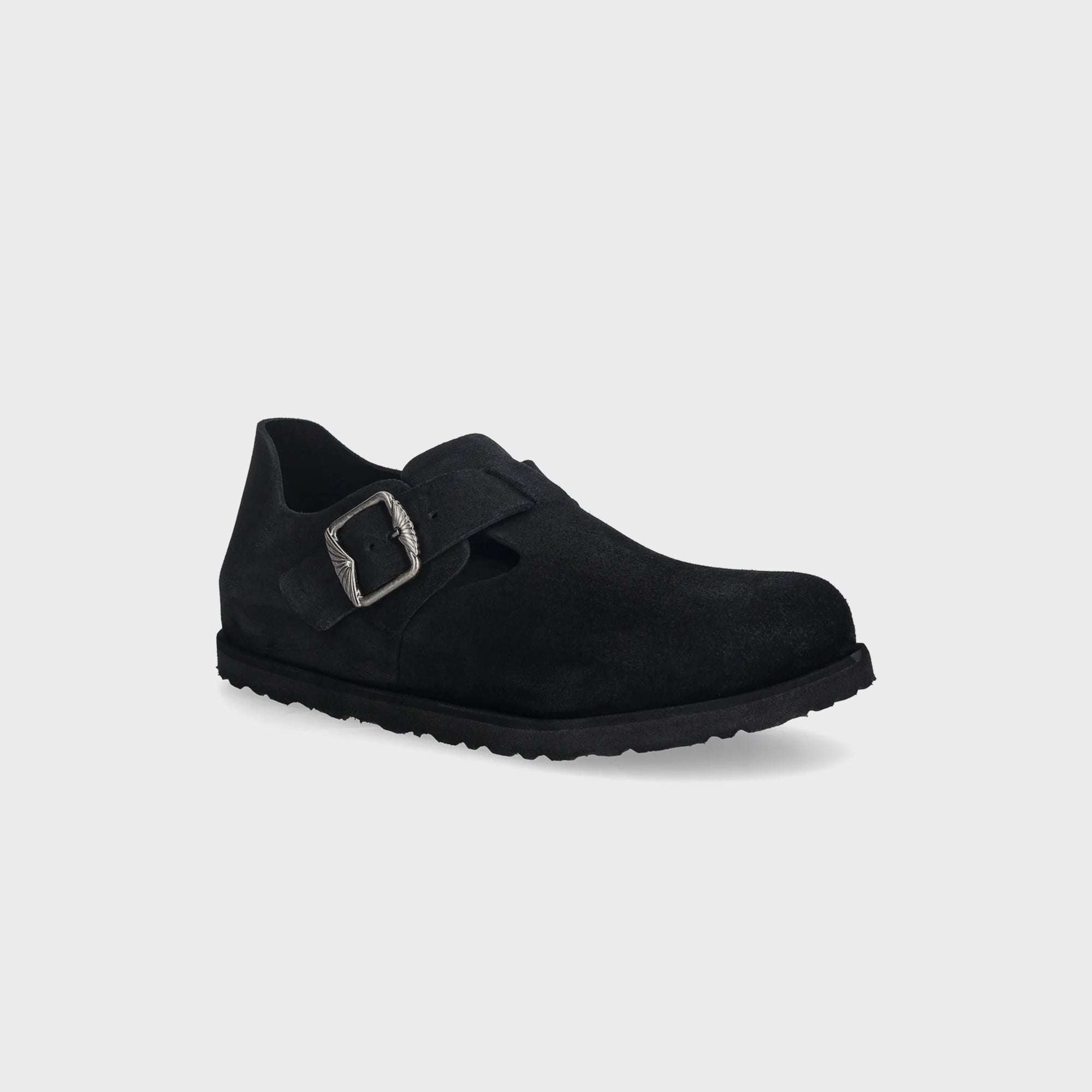 Wmns 1774 London Suede Black Birkenstock – Гарантія оригінальності – вид ззаду - BIRKENSTOCK