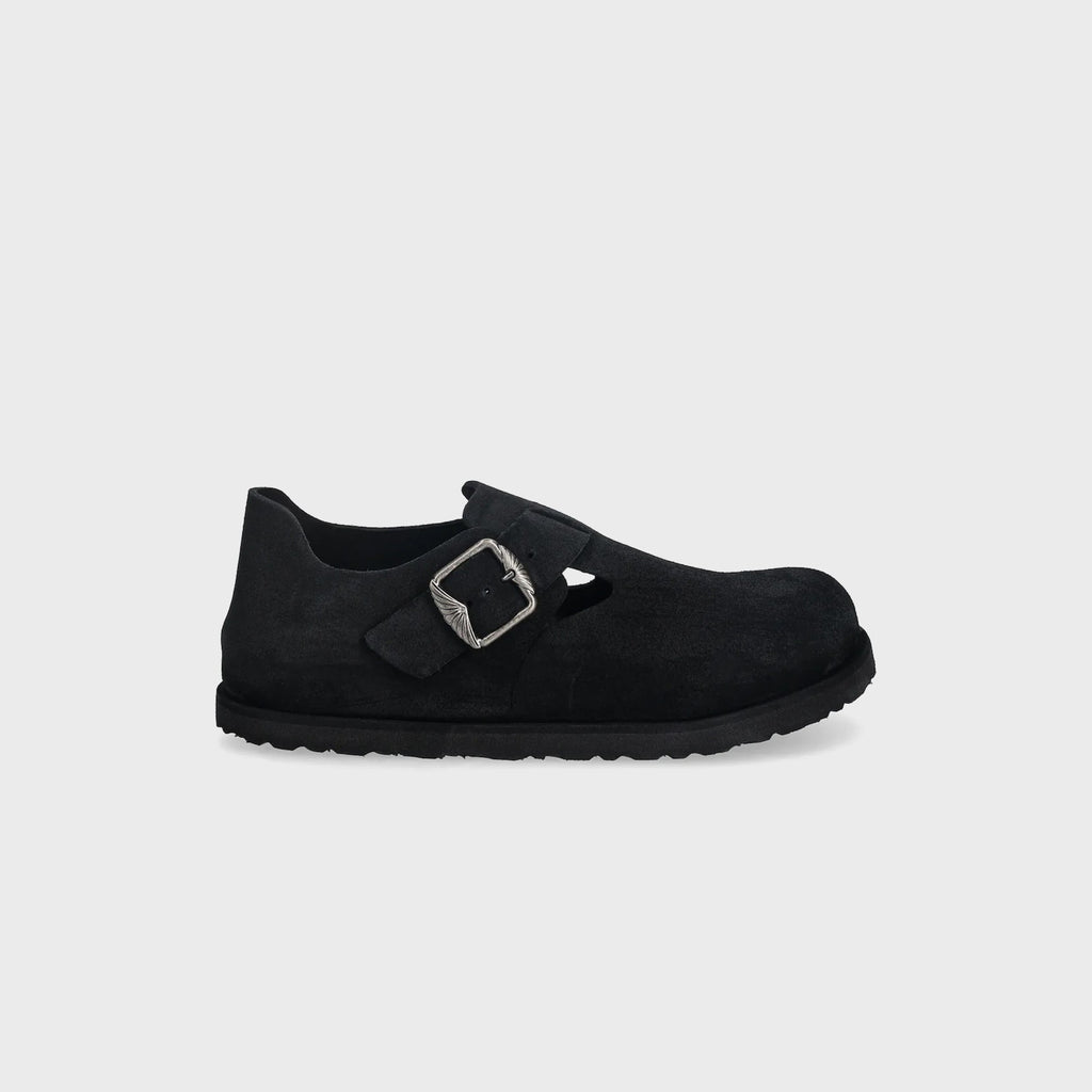 Wmns 1774 London Suede Black Birkenstock – Гарантія оригінальності – боковий вид