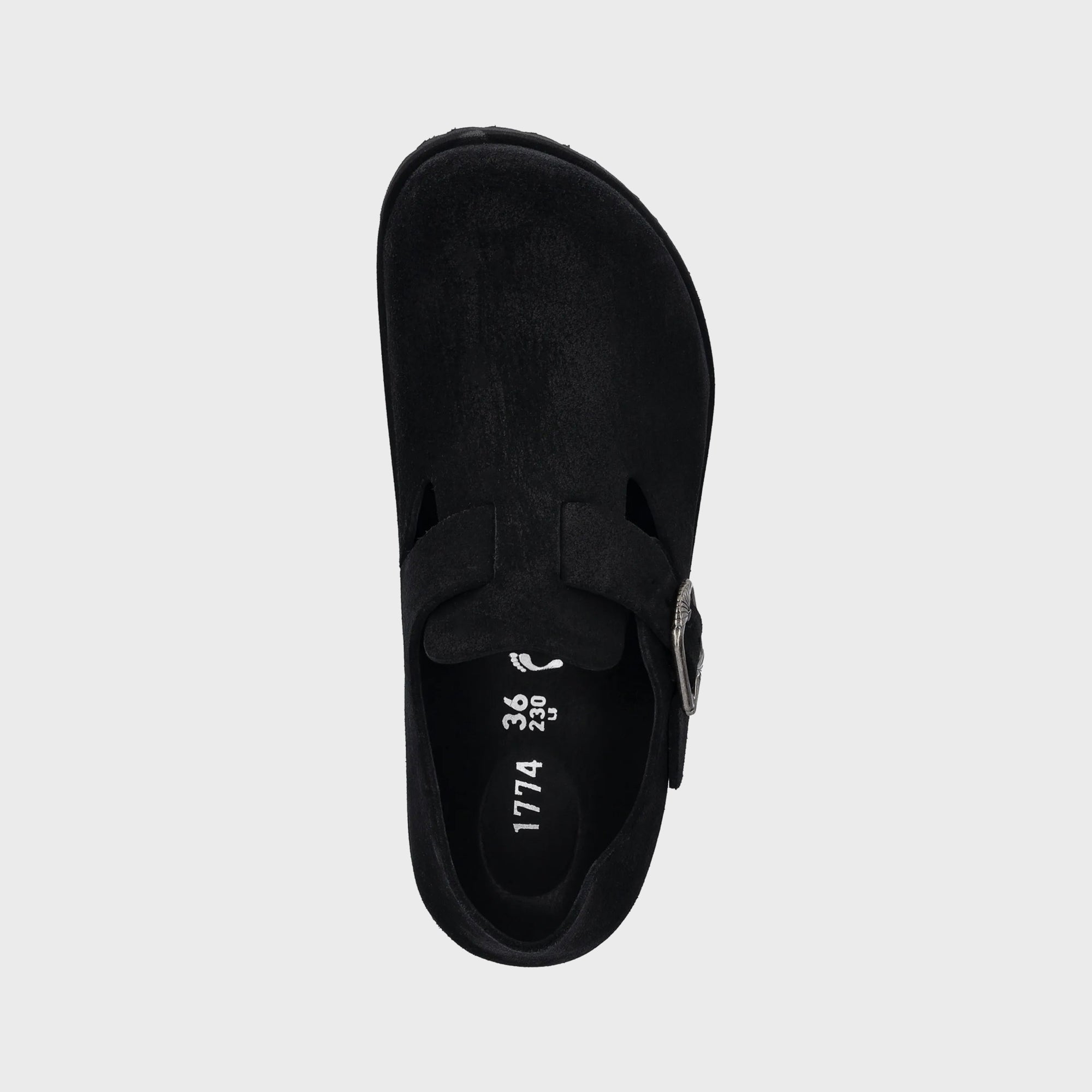 Wmns 1774 London Suede Black Birkenstock – Гарантія оригінальності – збільшений вид - BIRKENSTOCK