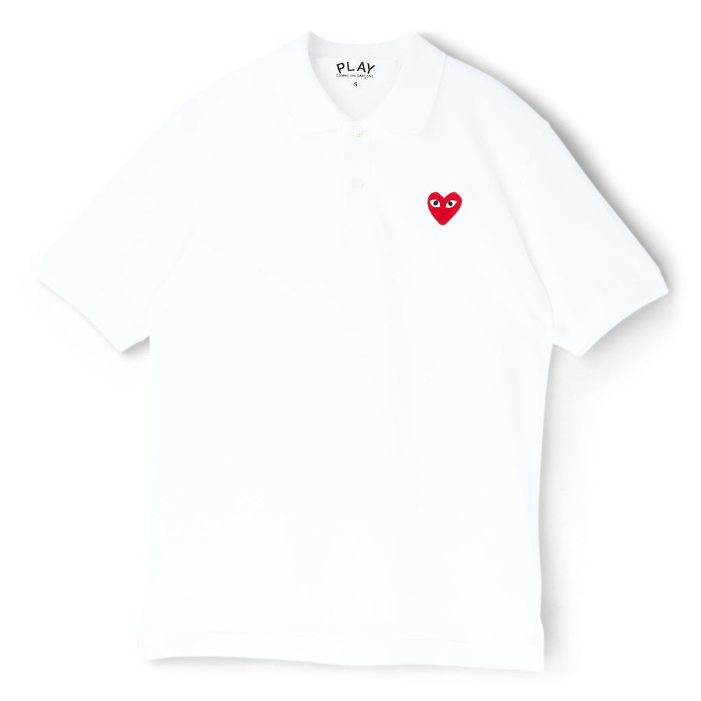 Red Emblem T Shirt Comme des garcons – Гарантія оригінальності – боковий вид