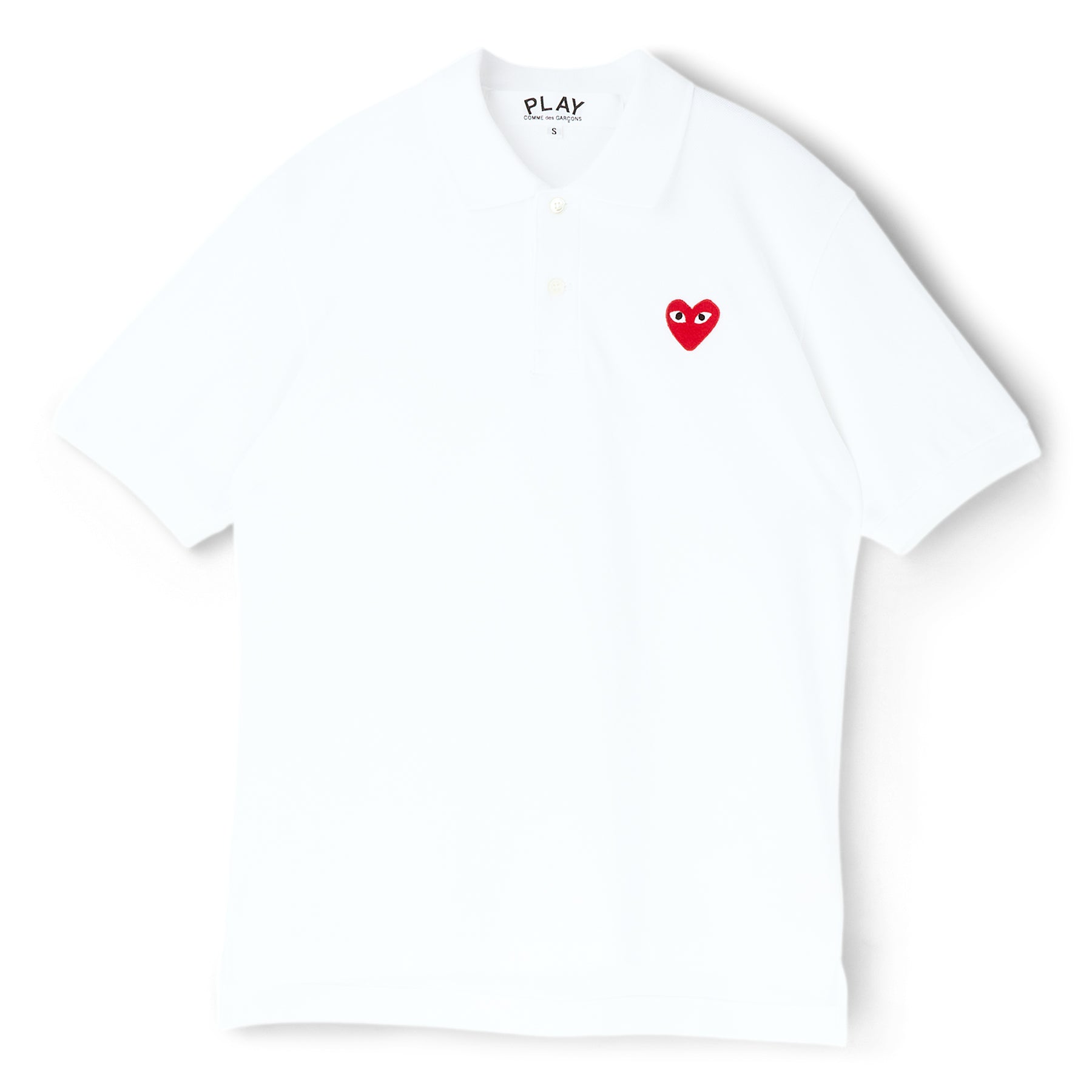 Red Emblem T Shirt Comme des garcons – Гарантія оригінальності – боковий вид