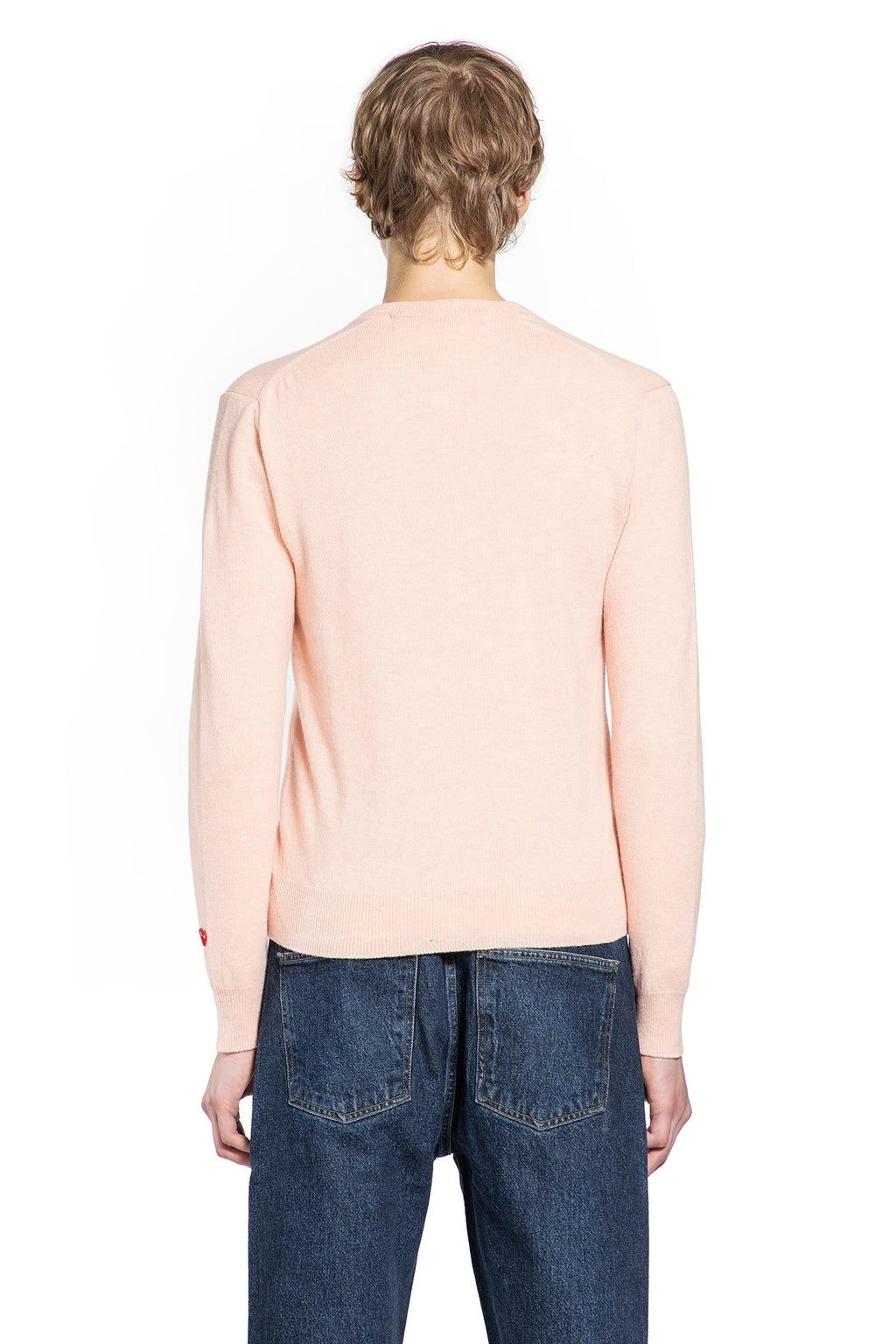 Heart Cardigan In Wool Comme des garcons оригінал – Купити в Україні – збільшений вид