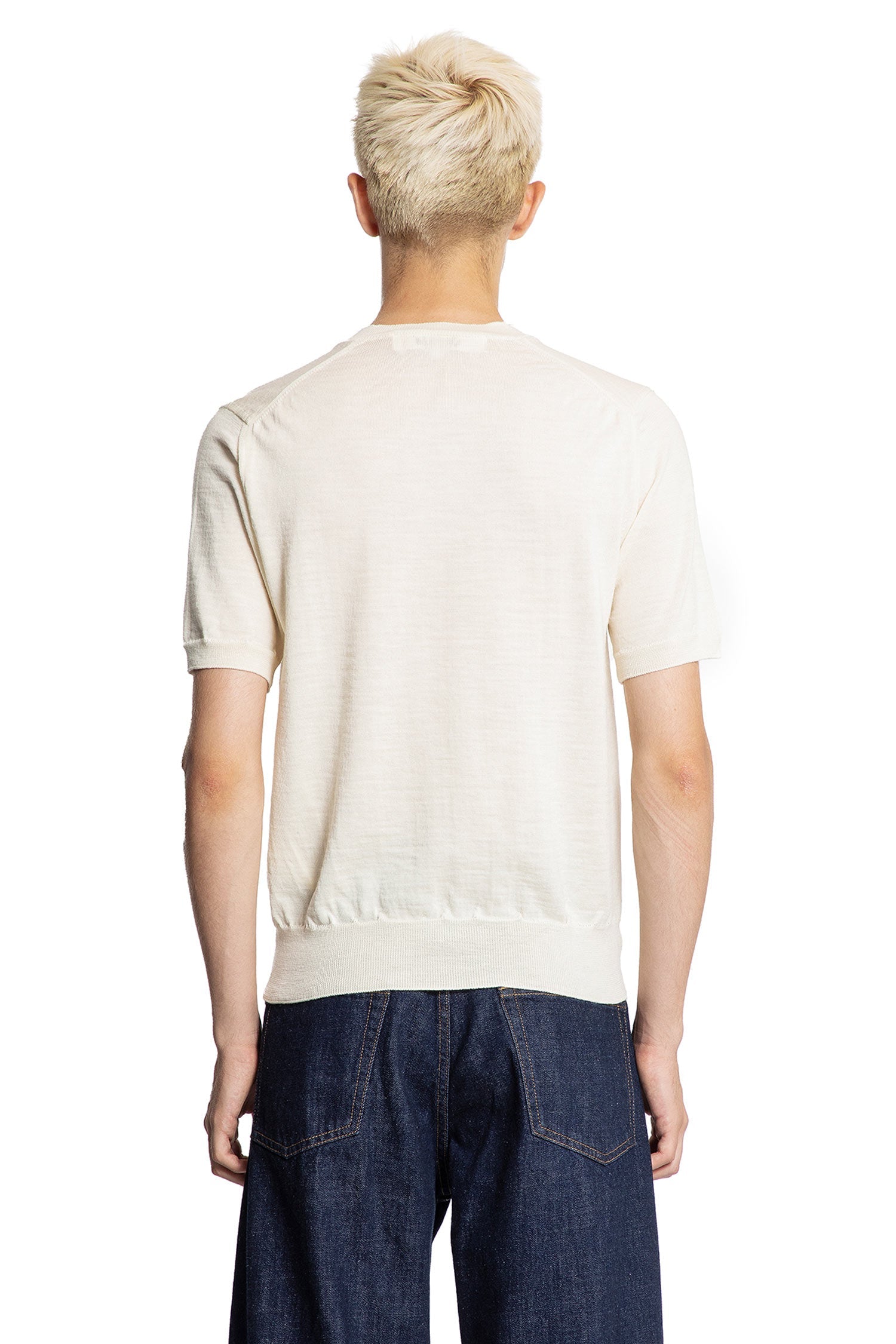 Heart Wool Knit Short Sleeve Tee Comme des garcons – Гарантія оригінальності – збільшений вид