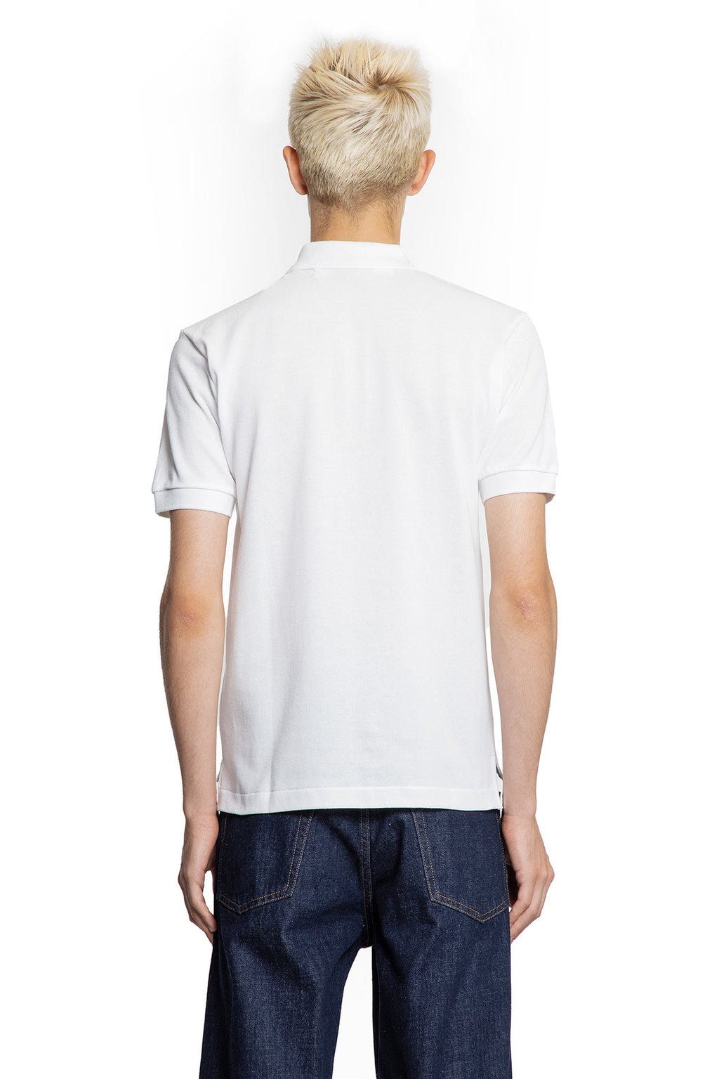 Оригінальна Red Heart Cotton Piqué Polo Shirt Comme des garcons – збільшений вид