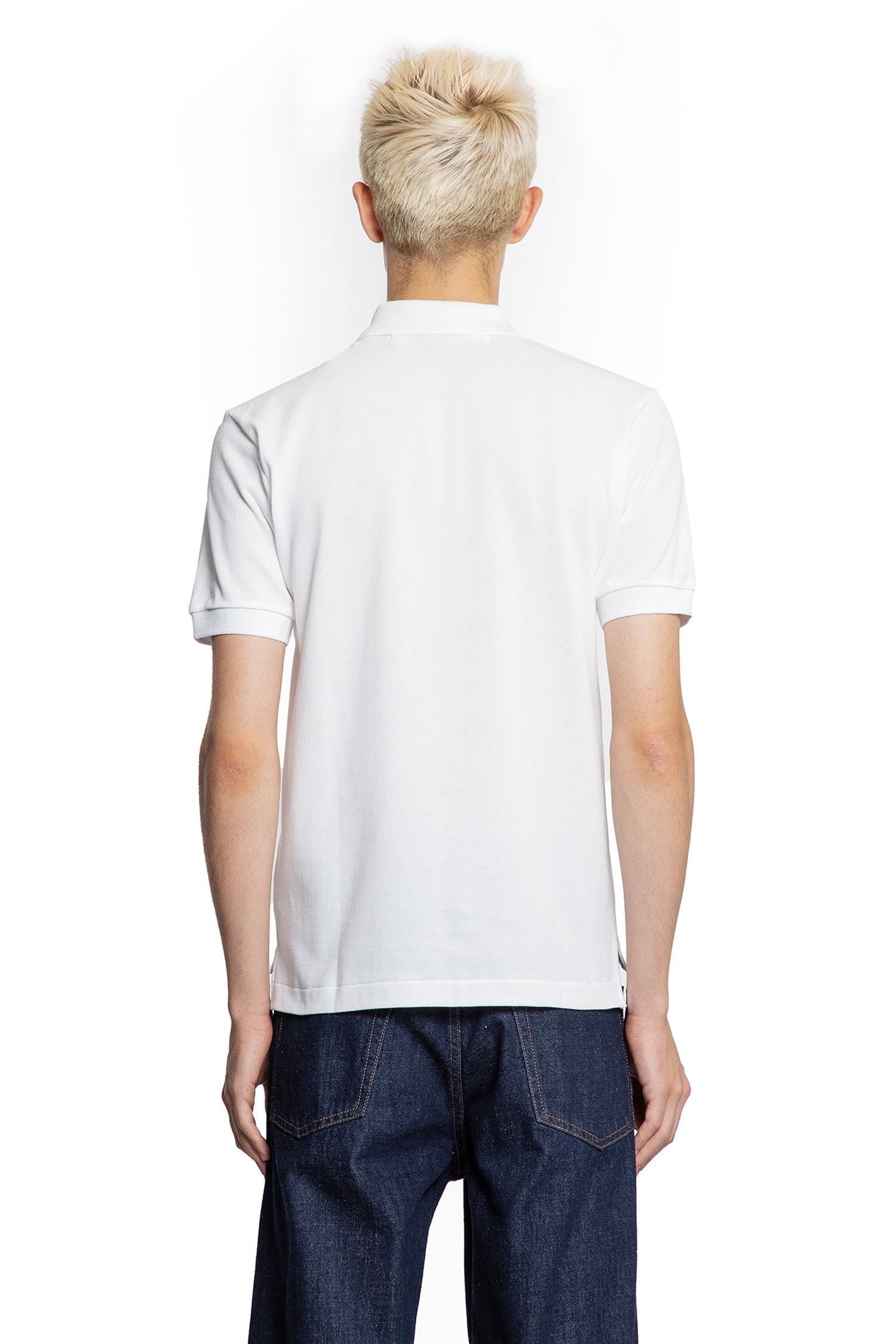 Оригінальна Red Heart Cotton Piqué Polo Shirt Comme des garcons – збільшений вид
