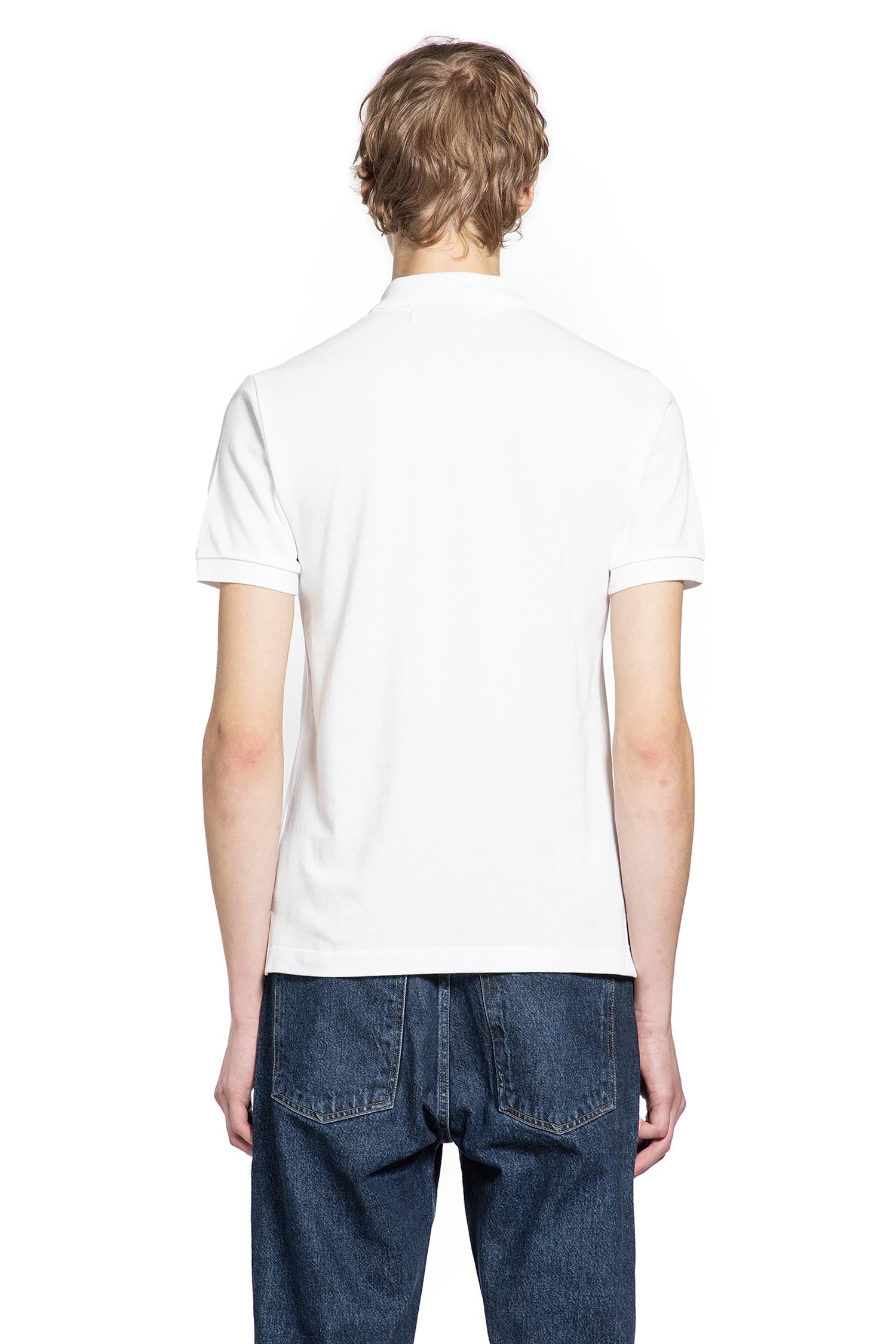 Оригінальна Heart Cotton Piqué Polo Shirt Comme des garcons – детальний вид