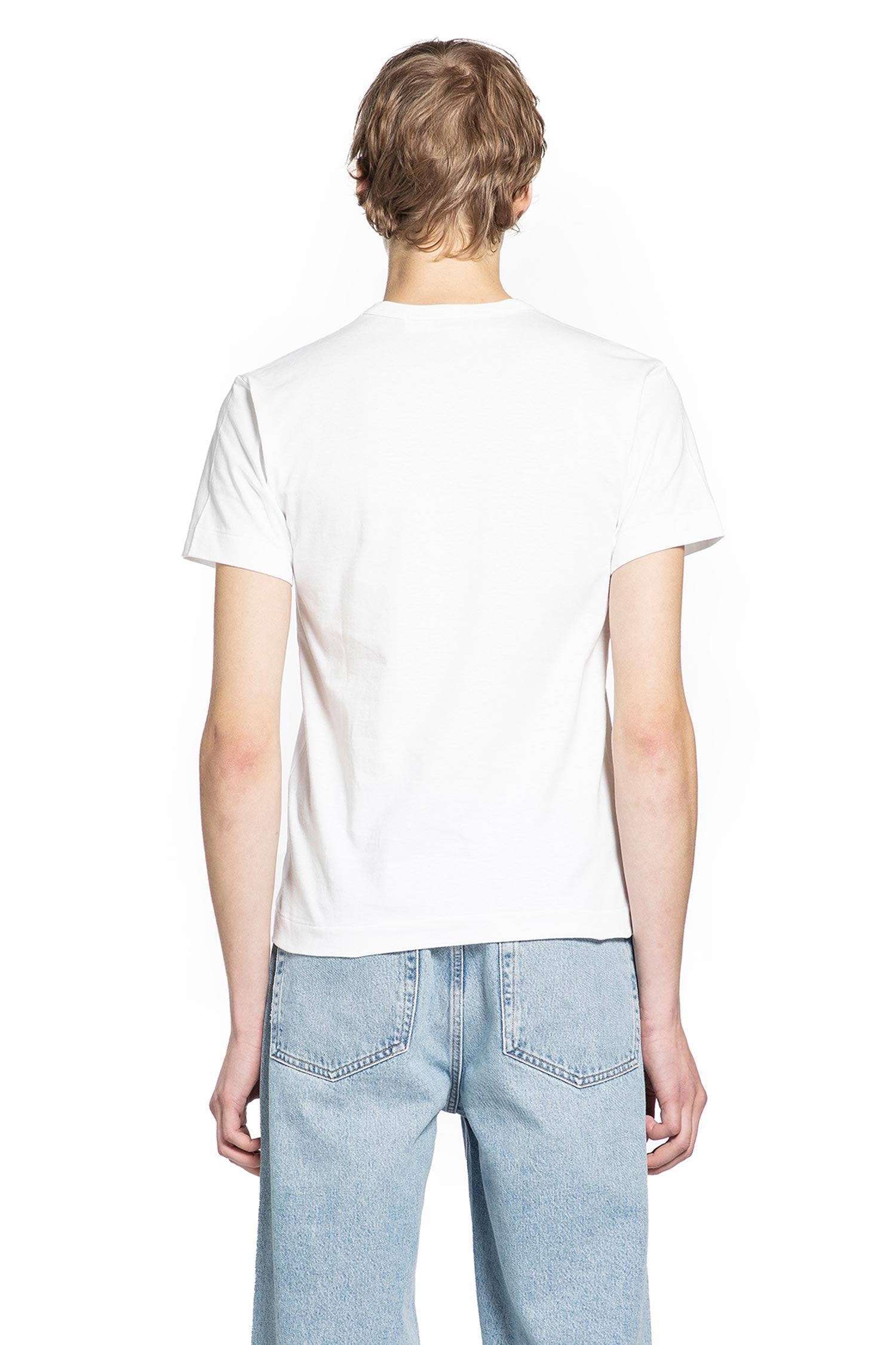 Оригінальна Heart Cotton T-Shirt Comme des garcons – детальний вид