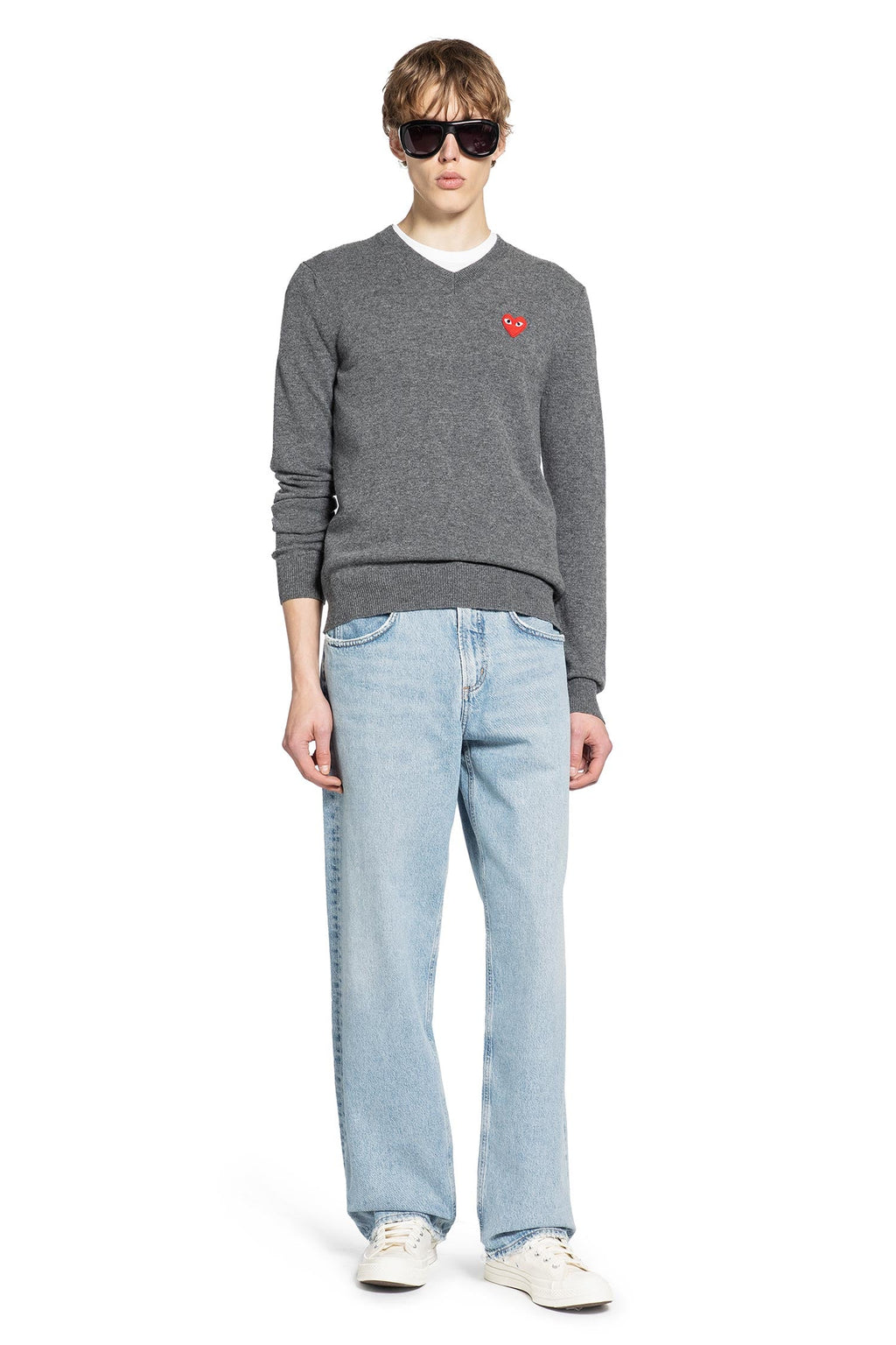 Оригінальна Heart Cotton T-Shirt Comme des garcons – збільшений вид