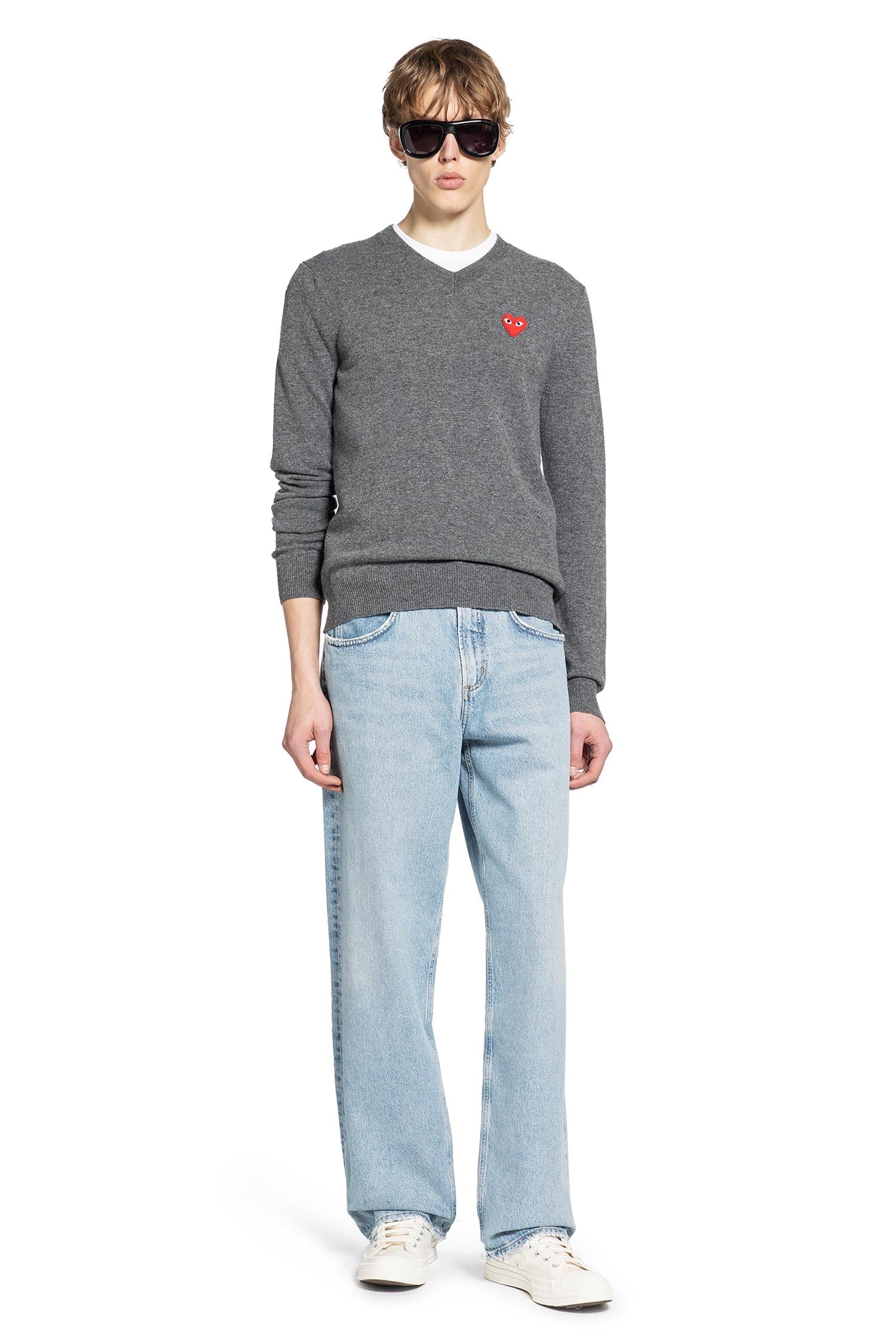 Оригінальна Heart Cotton T-Shirt Comme des garcons – збільшений вид