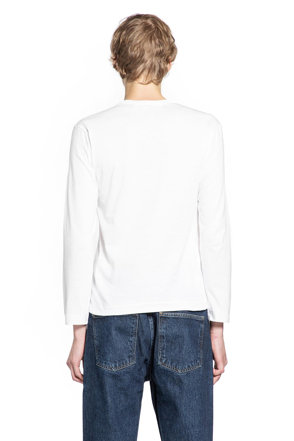 Heart Cotton Long Sleeve T-Shirt Comme des garcons – Гарантія оригінальності – детальний вид