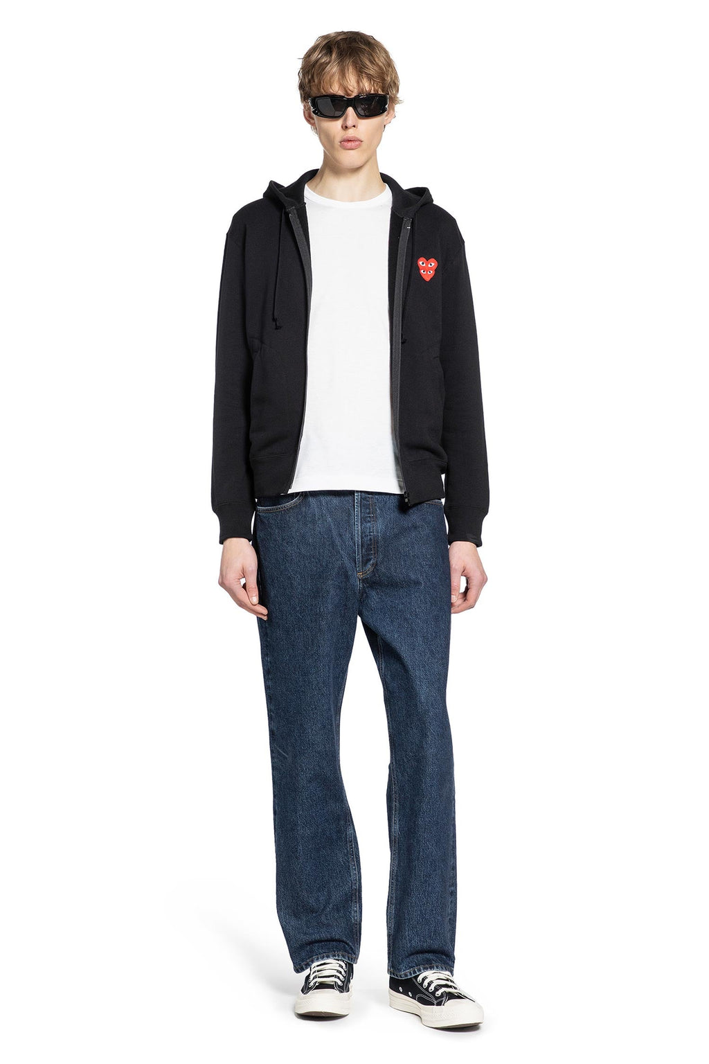 Heart Cotton Long Sleeve T-Shirt Comme des garcons – Гарантія оригінальності – збільшений вид