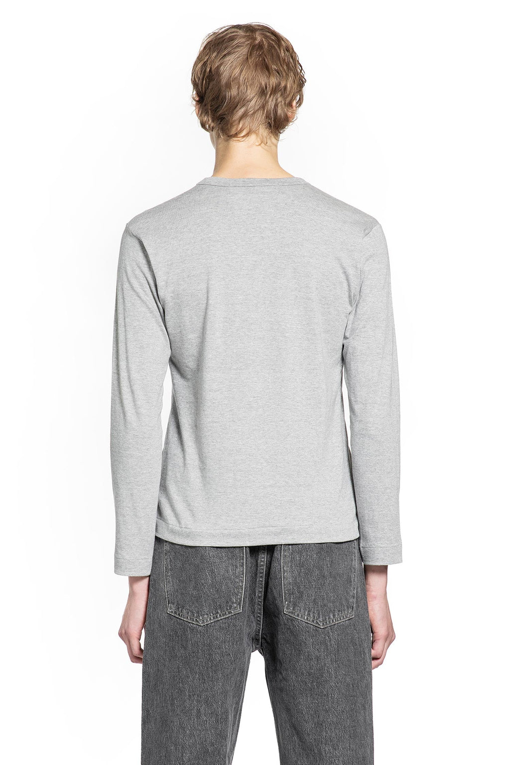Heart Cotton Long Sleeve T-Shirt Comme des garcons – Гарантія оригінальності – збільшений вид