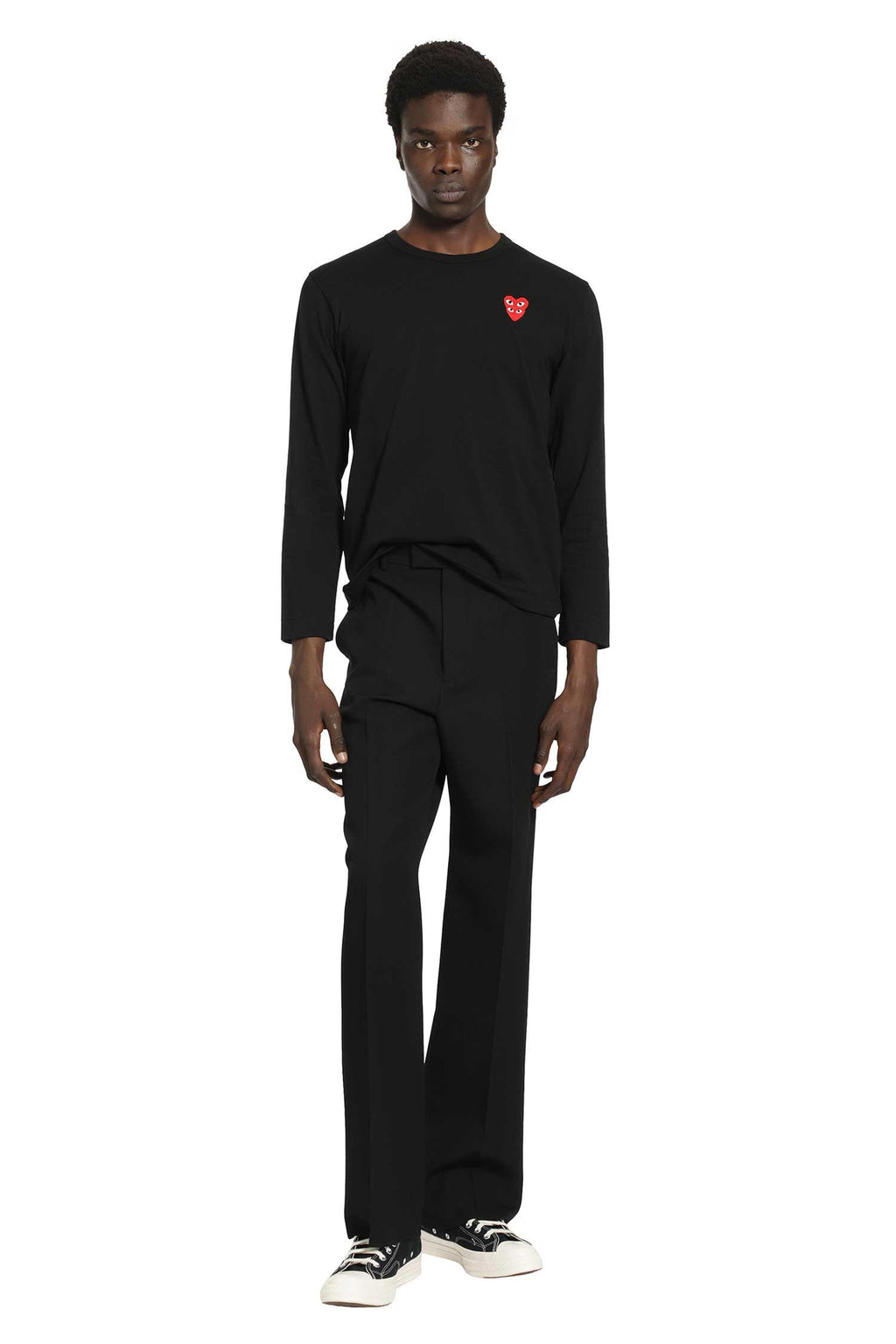 Heart Long Sleeve T-Shirt Comme des garcons оригінал – Купити в Україні – збільшений вид