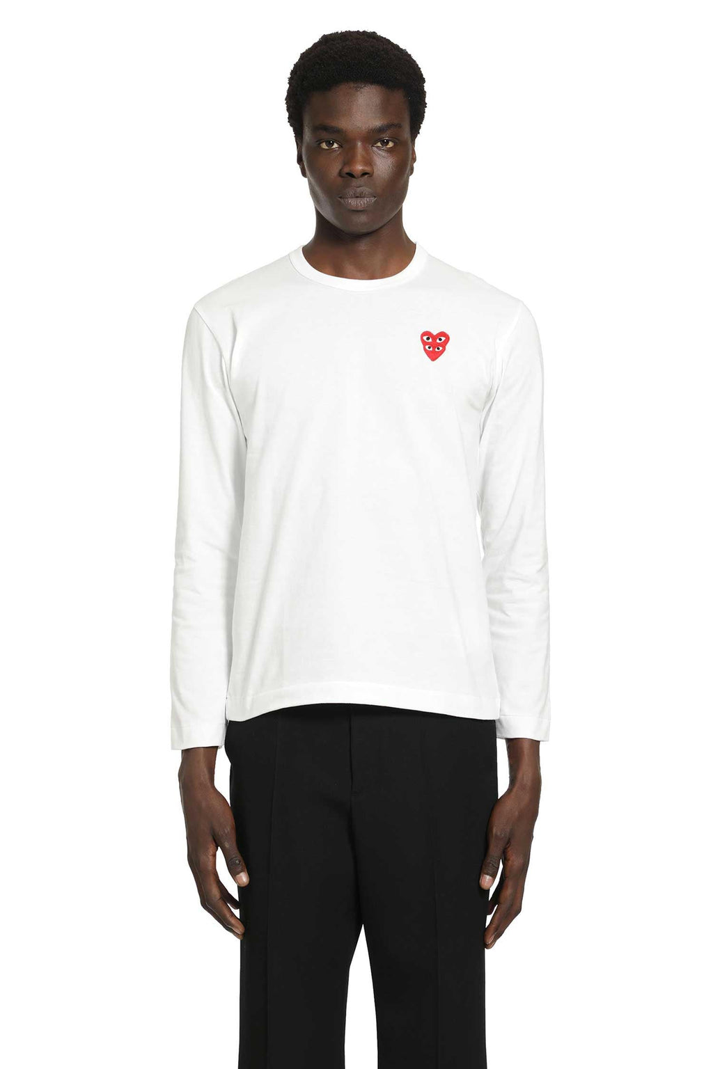 Heart Long Sleeve T-Shirt Comme des garcons оригінал – Купити в Україні – вид ззаду