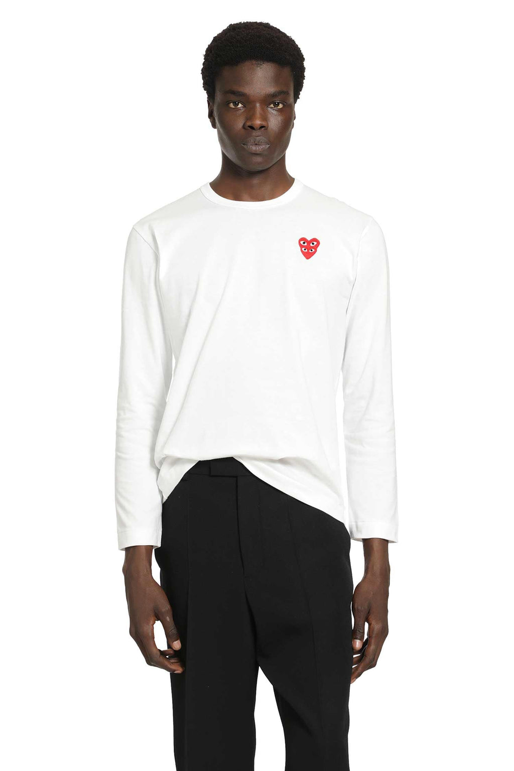 Heart Long Sleeve T-Shirt Comme des garcons оригінал – Купити в Україні – боковий вид