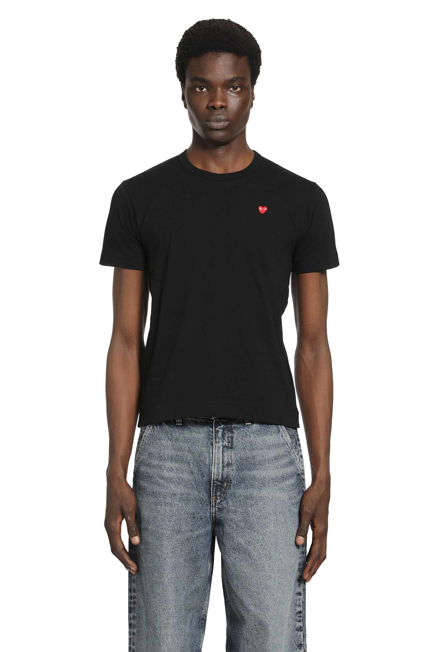 Оригінальна Small Heart Cotton T-Shirt Comme des garcons – боковий вид