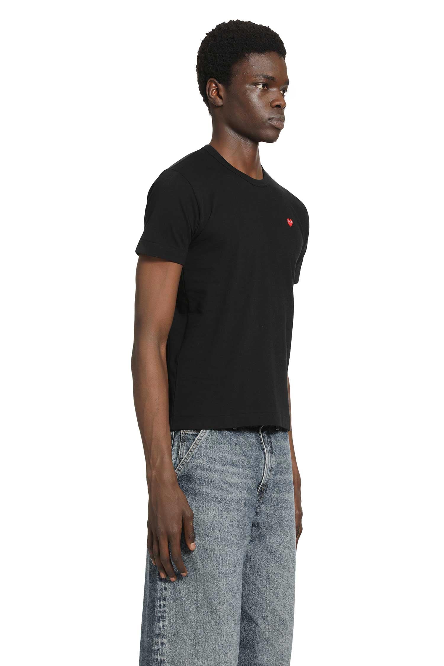 Оригінальна Small Heart Cotton T-Shirt Comme des garcons – вид ззаду