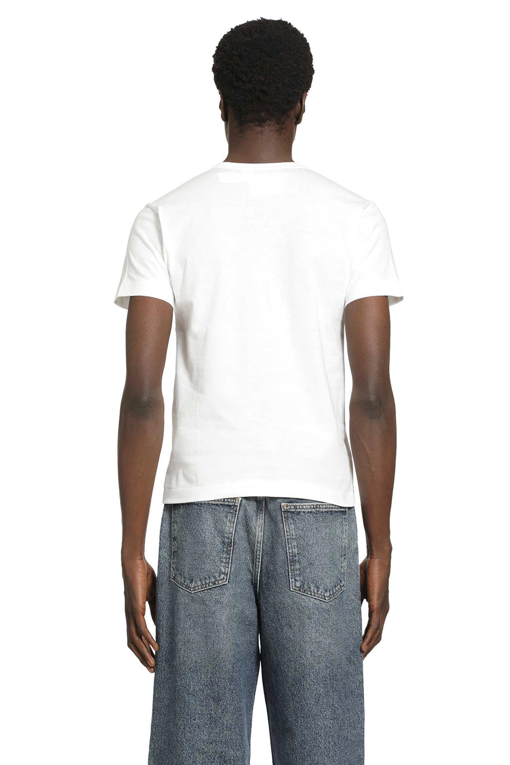 Оригінальна Small Heart Cotton T-Shirt Comme des garcons – детальний вид