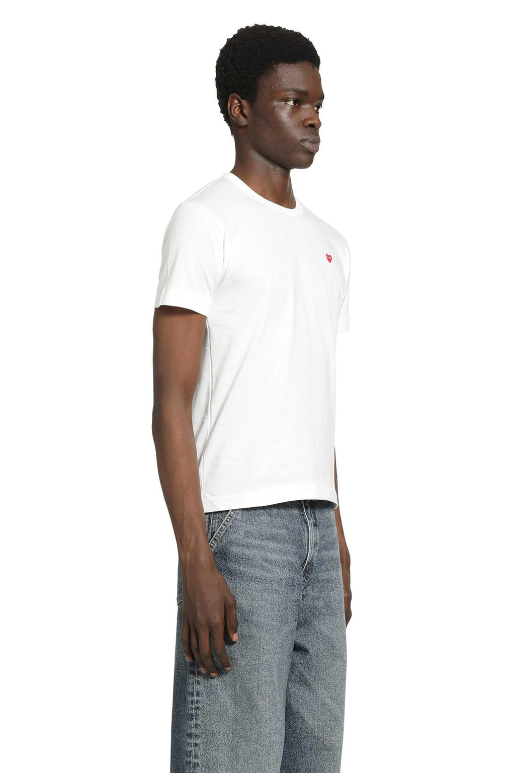 Оригінальна Small Heart Cotton T-Shirt Comme des garcons – вид ззаду