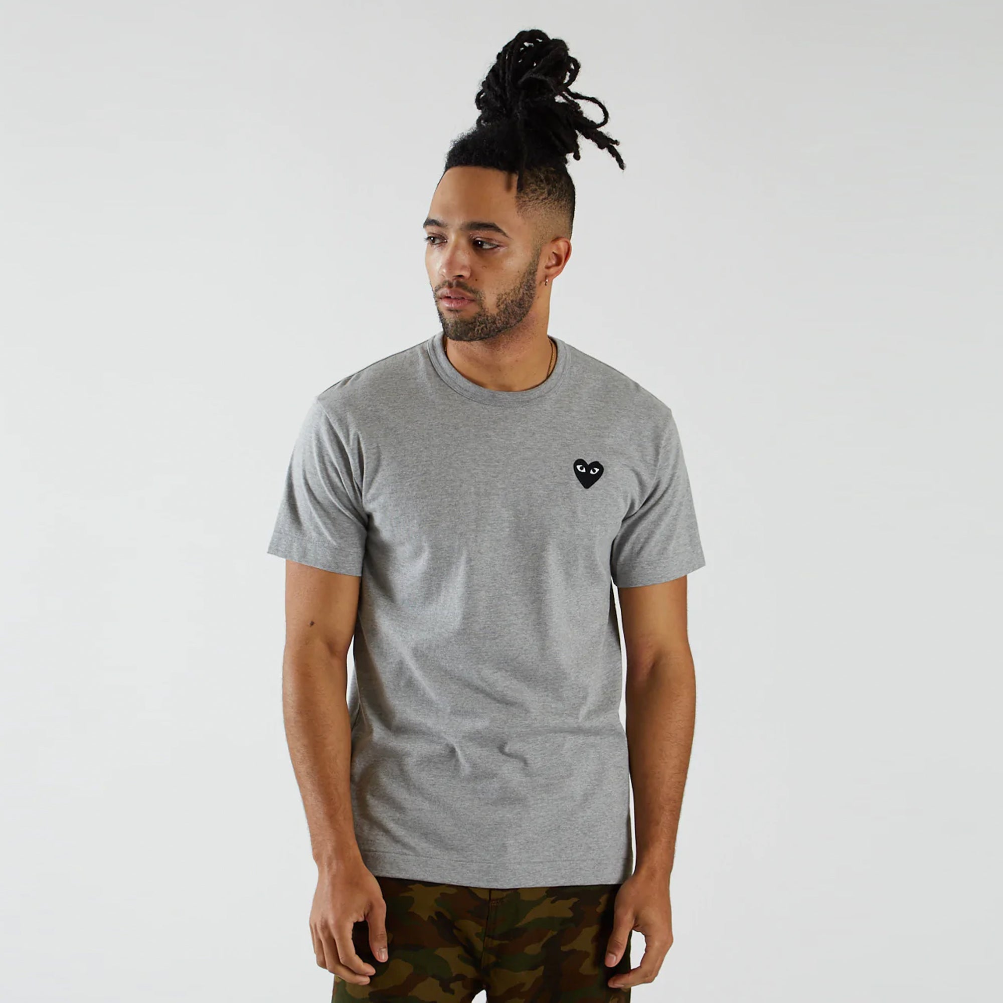 Mens Black Heart Tee Comme des garcons – Гарантія оригінальності – вид ззаду