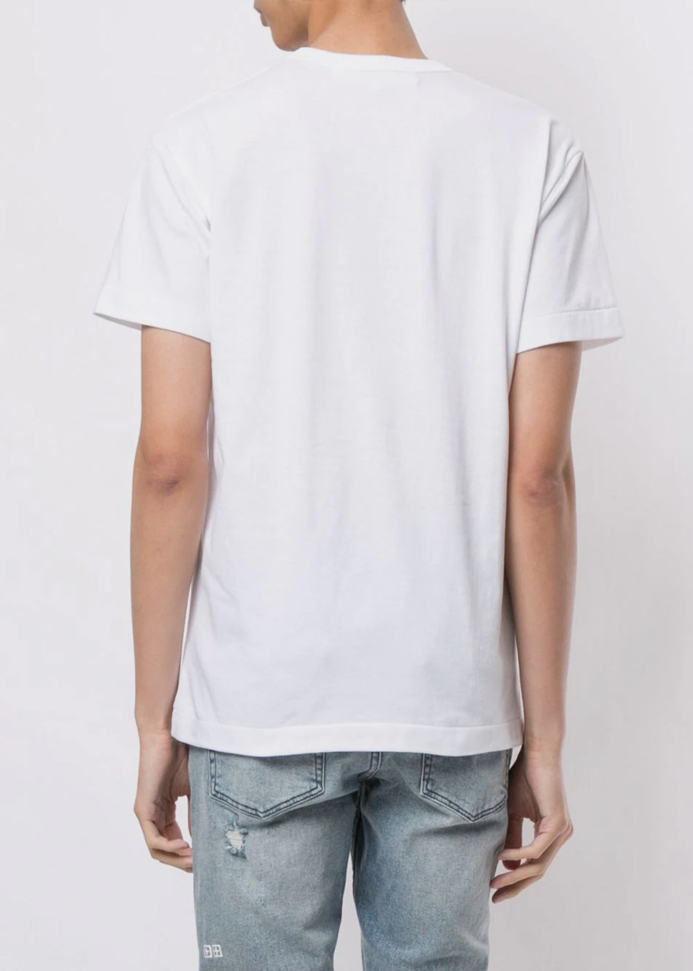 White & Purple Hearts T-Shirt Comme des garcons оригінал – Купити в Україні – детальний вид