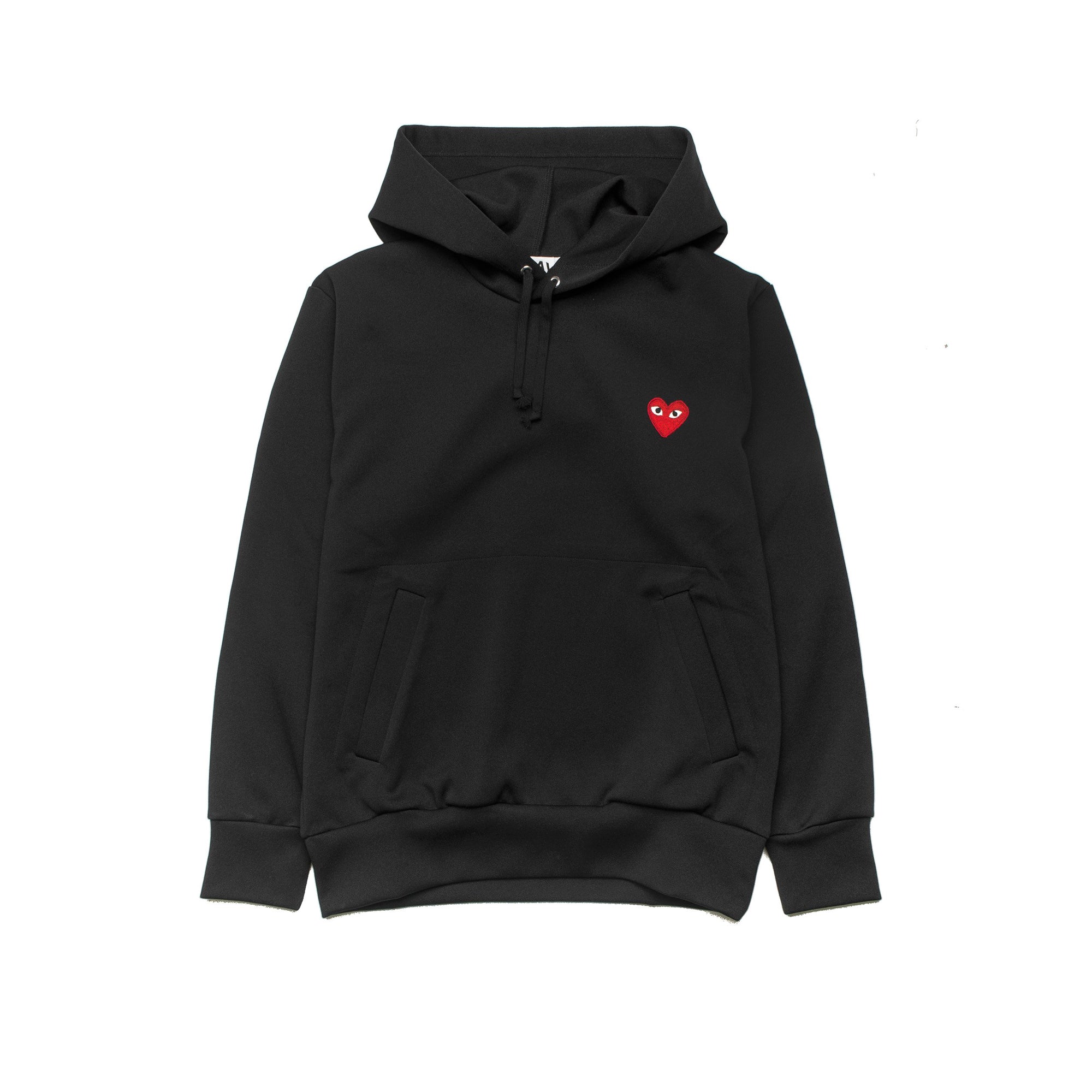 Оригінальна Mens Red Heart Hoodie Comme des garcons – боковий вид