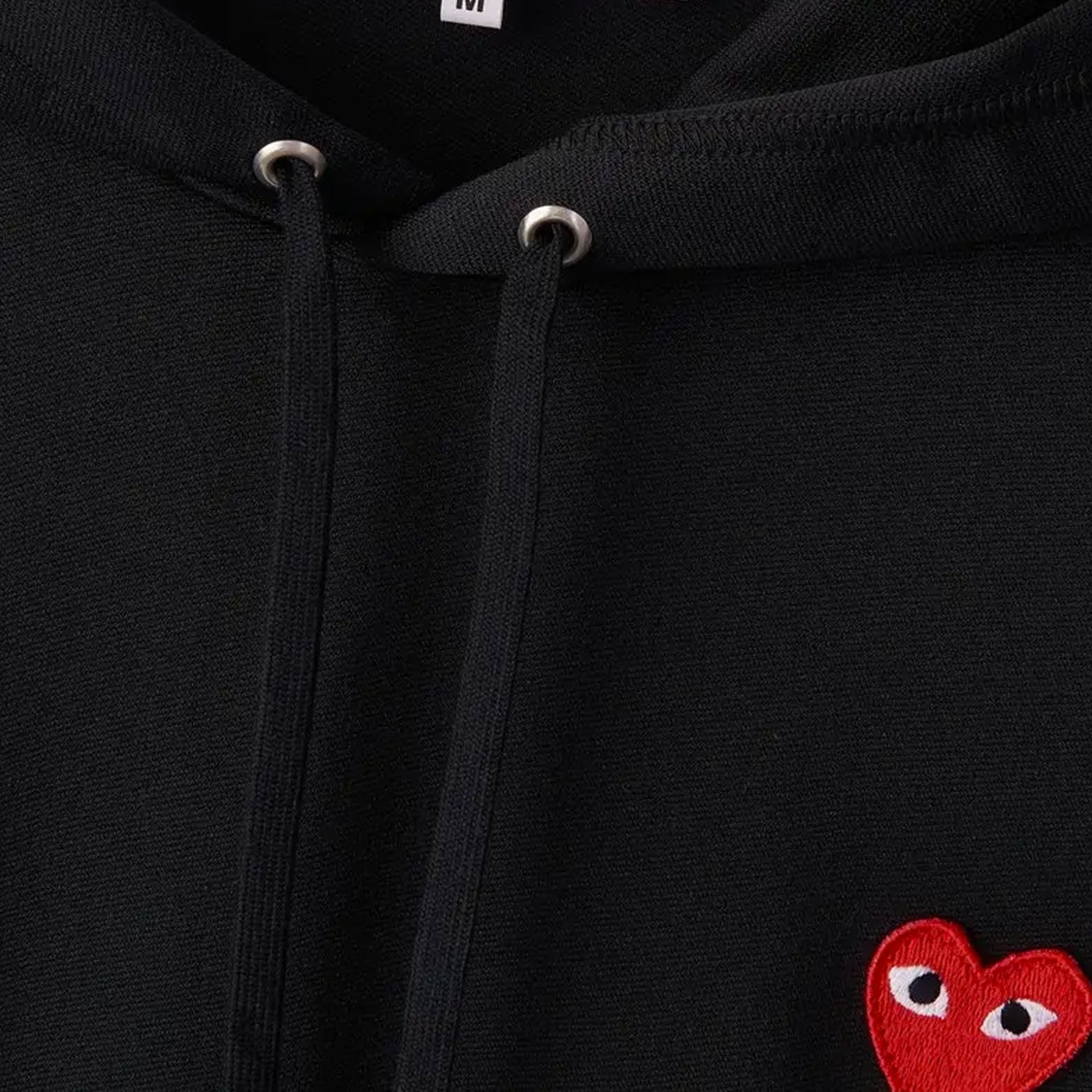 Оригінальна Mens Red Heart Hoodie Comme des garcons – вид ззаду