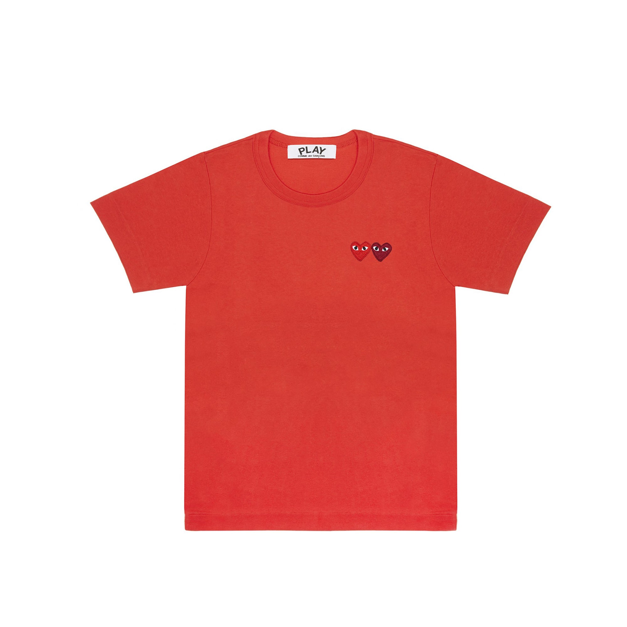 Оригінальна Mens Double Heart Ss Tee Comme des garcons – боковий вид