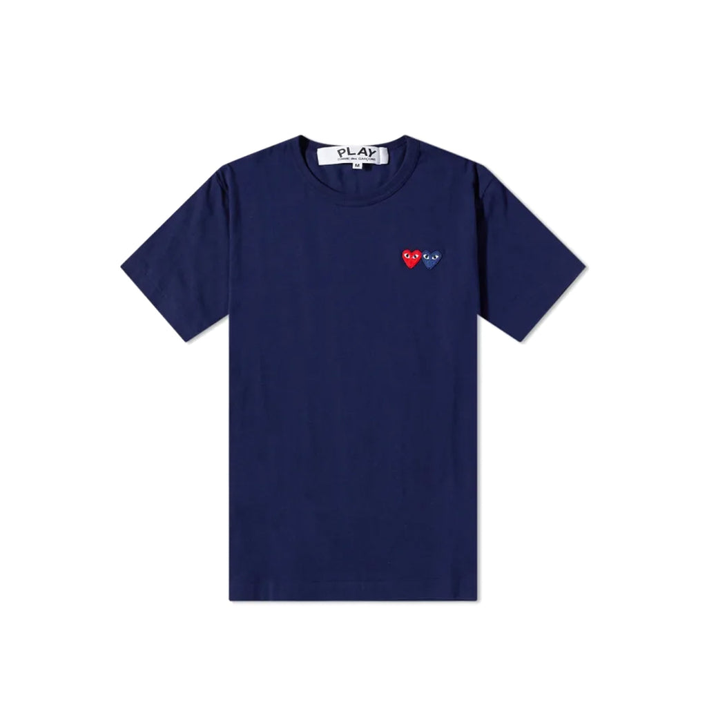 Оригінальна Commes Des Garcon Play Mens Double Heart Ss Tee Comme des garcons – боковий вид