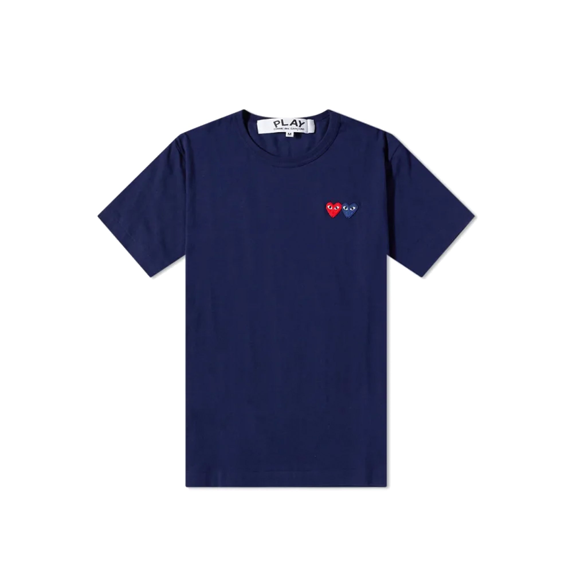Оригінальна Commes Des Garcon Play Mens Double Heart Ss Tee Comme des garcons – боковий вид