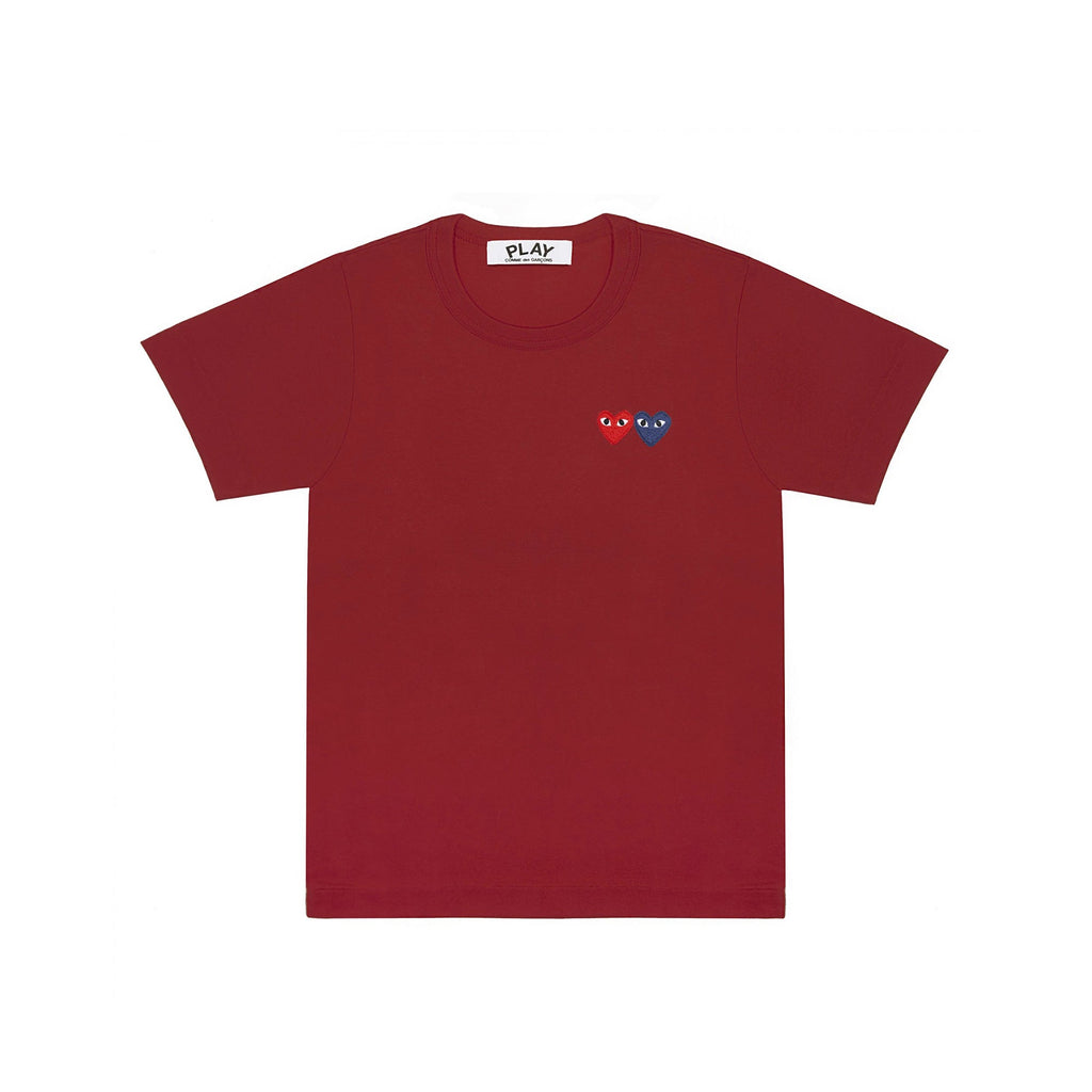Оригінальна Mens Double Heart Ss Tee Comme des garcons – боковий вид