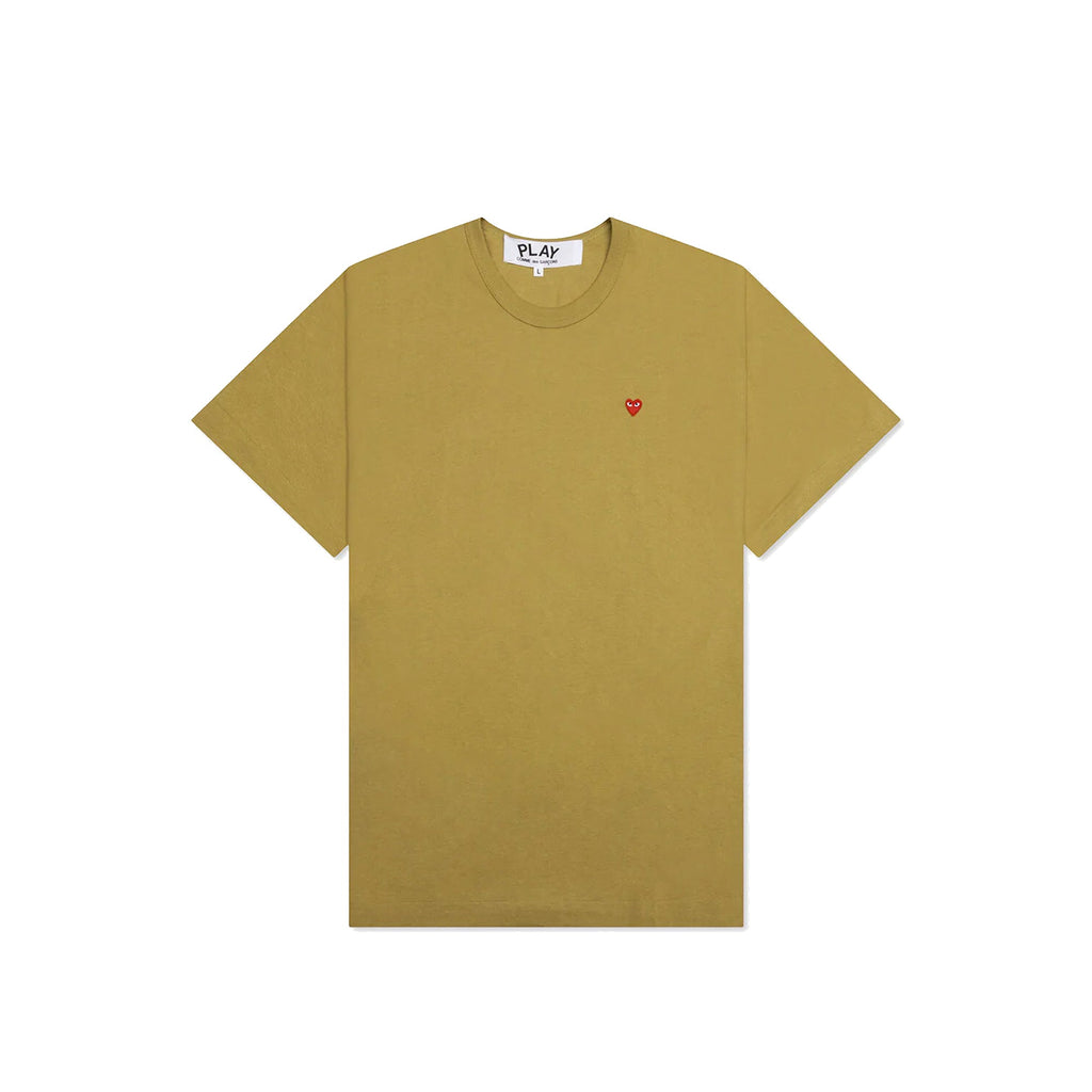 Mens Small Red Heart Ss Tee Comme des garcons – Гарантія оригінальності – боковий вид
