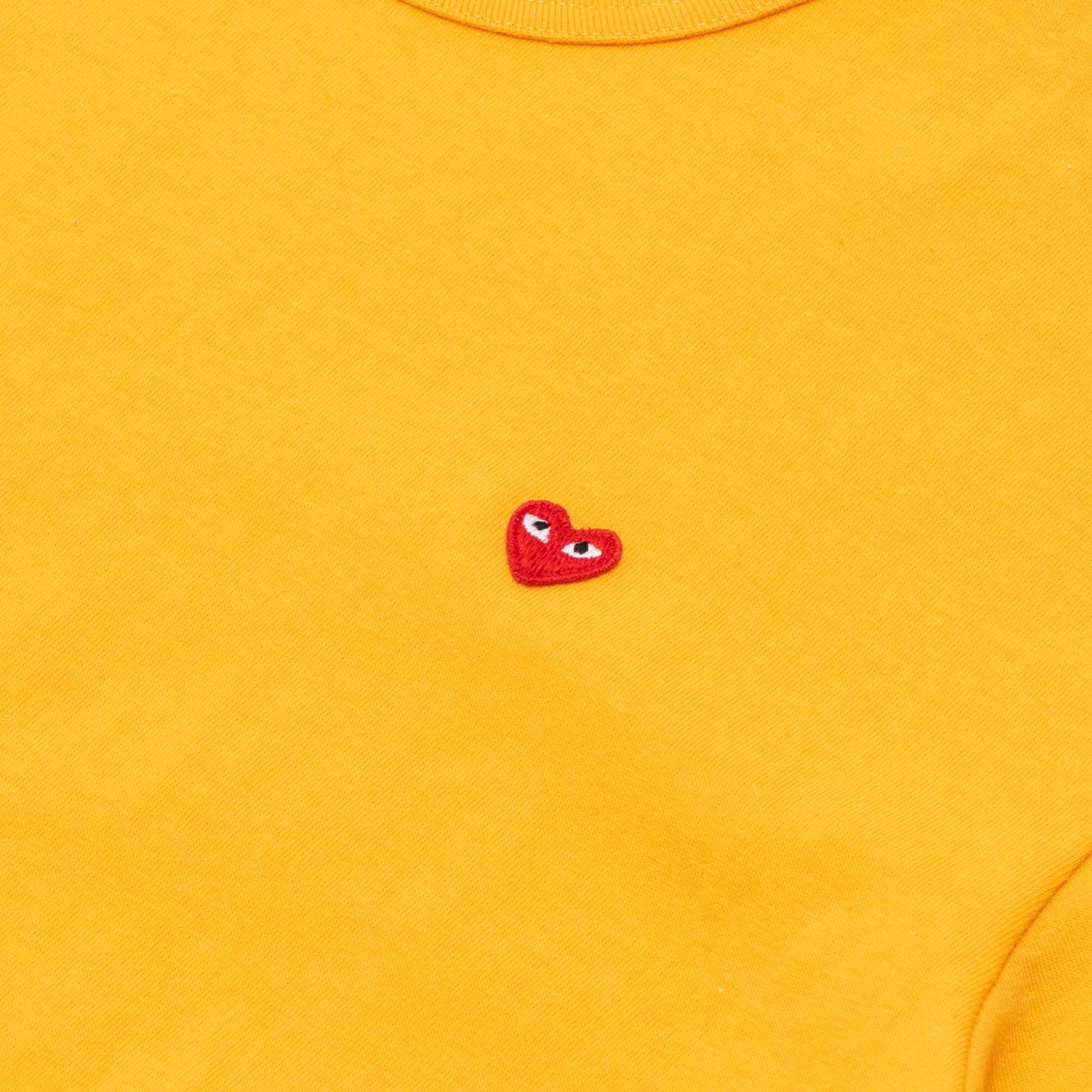 Mens Small Red Heart Ss Tee Comme des garcons – Гарантія оригінальності – вид ззаду