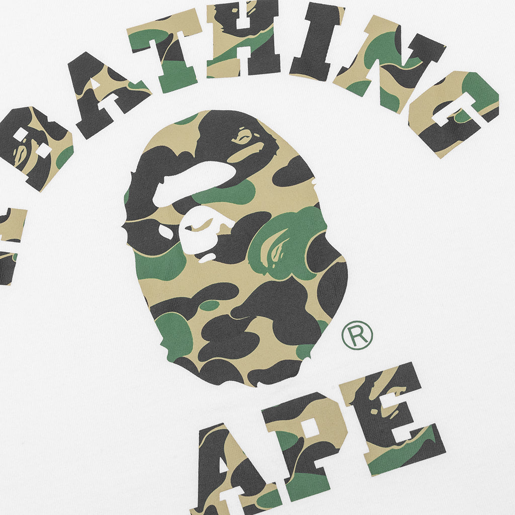 Abc Camo College Tee A bathing ape – Гарантія оригінальності – детальний вид