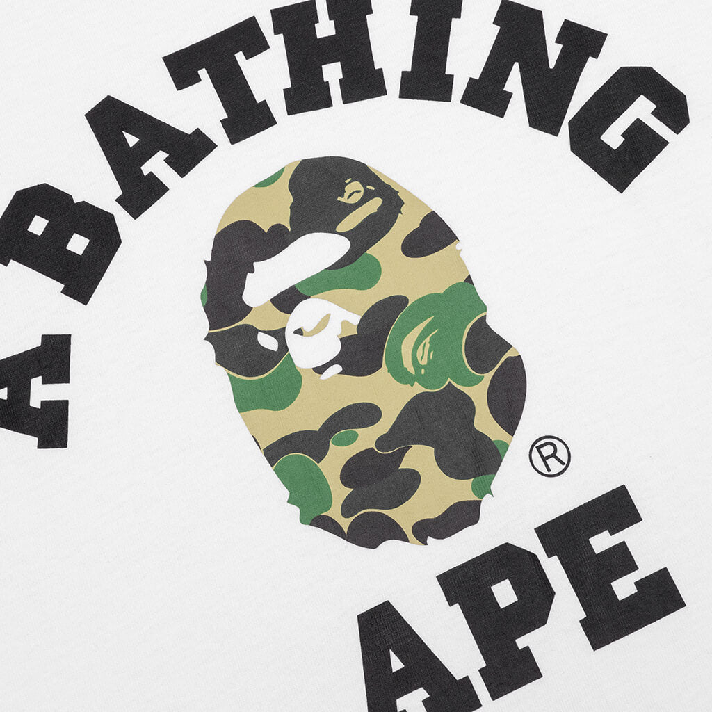 Abc Camo College Tee A bathing ape – Гарантія оригінальності – детальний вид